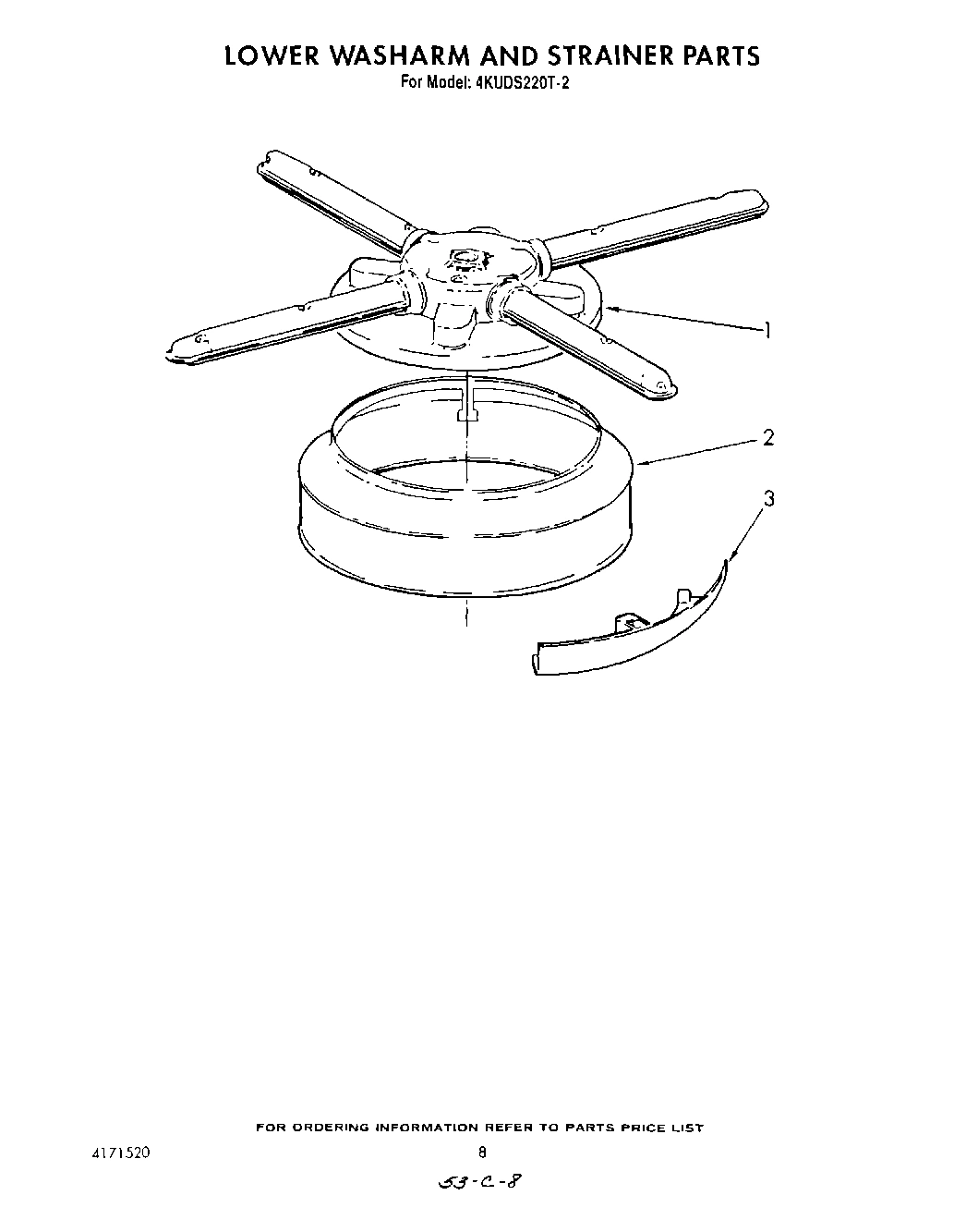 06 - LOWER WASHARM AND STRAINER