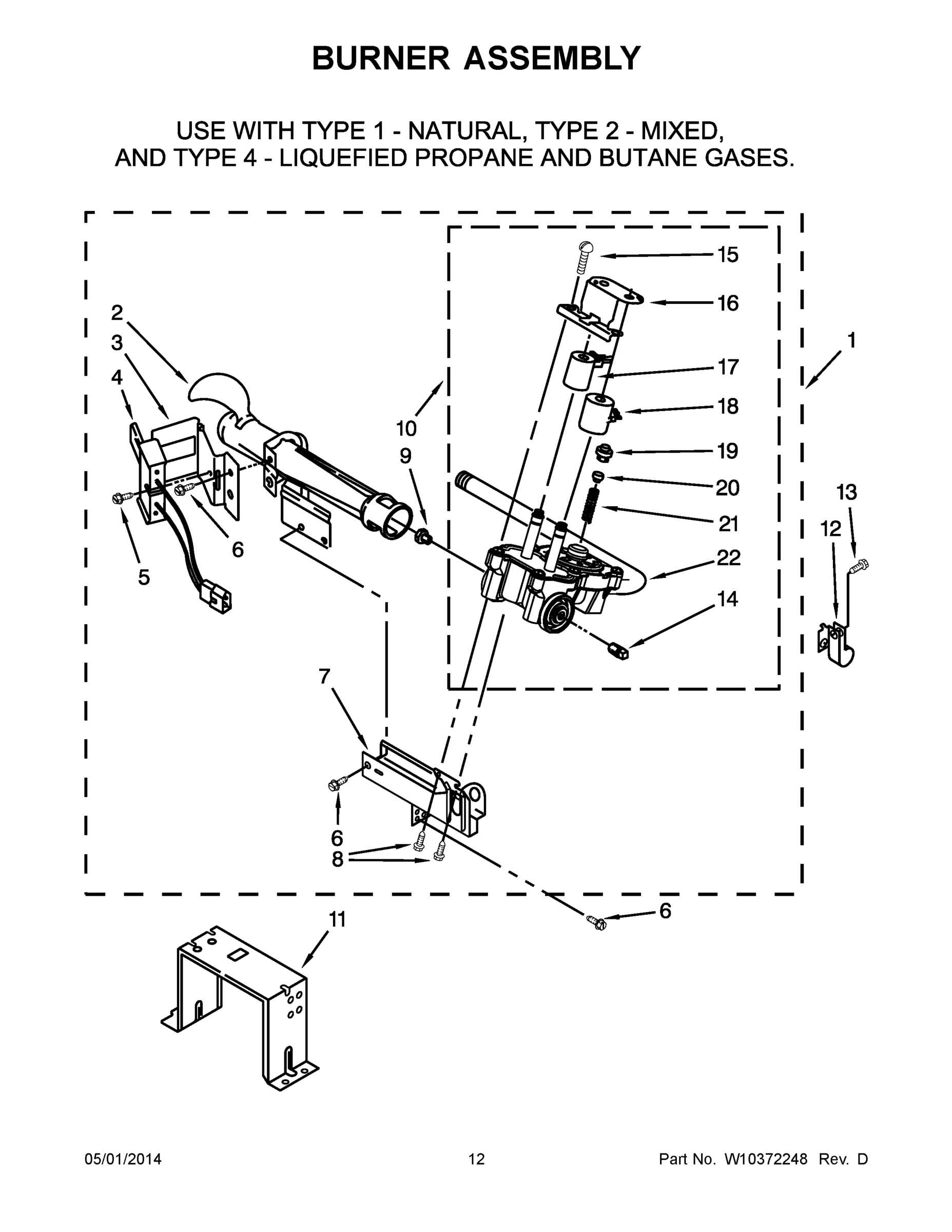 07 - BURNER ASSEMBLY