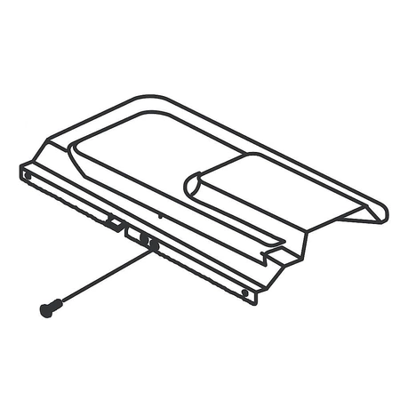 DE97-00411A Samsung Upper Duct Bracket Assemb