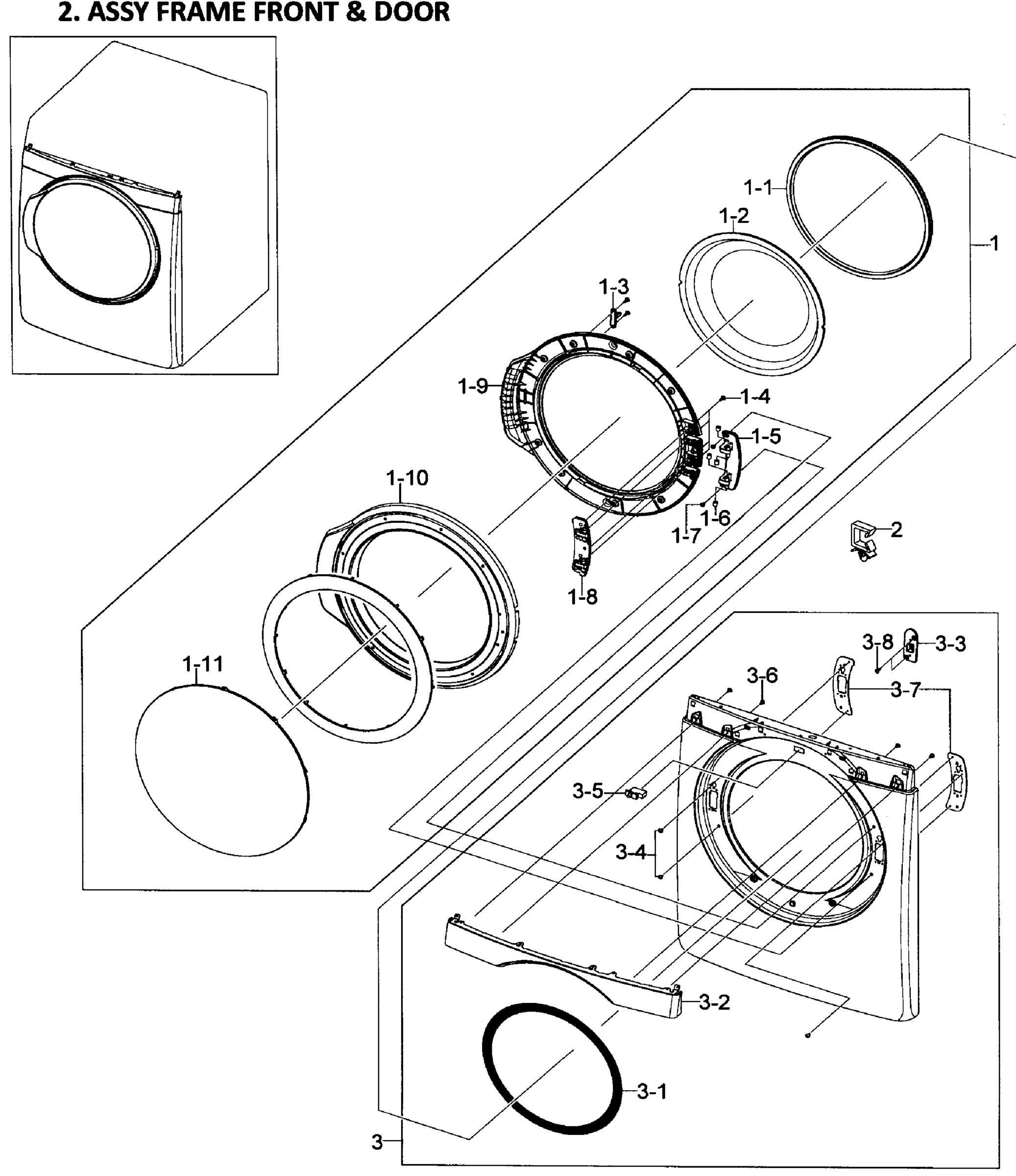 Front/Door Assembly