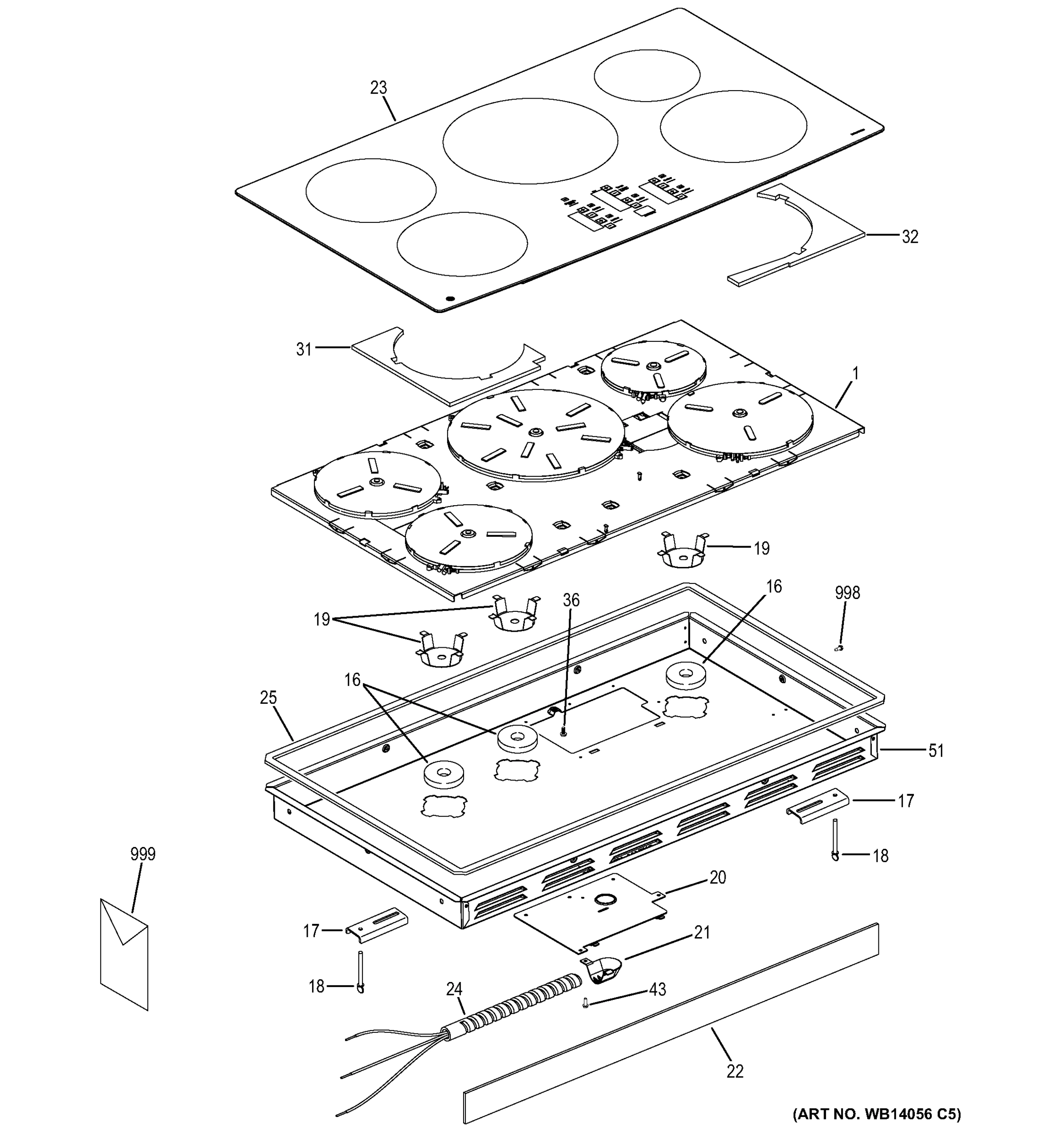 CONTROL PANEL & COOKTOP