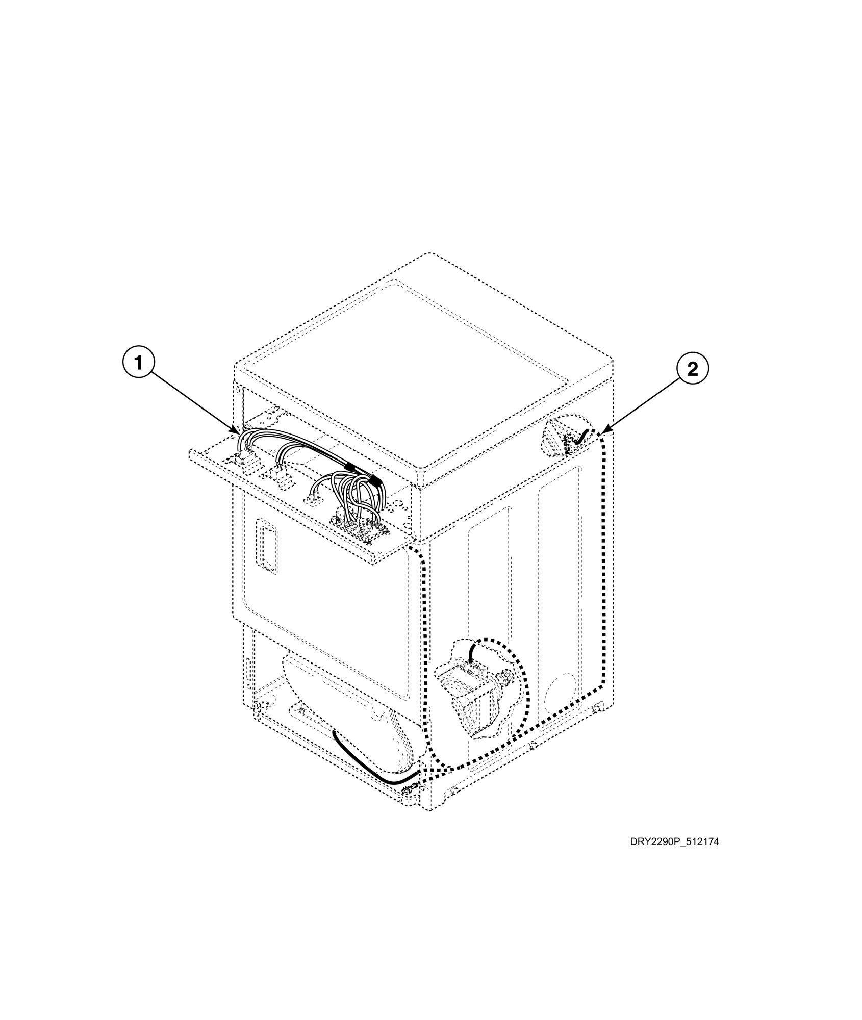 Wire Harnesses and Wires - Front Control Models Starting Serial No. 1303025315