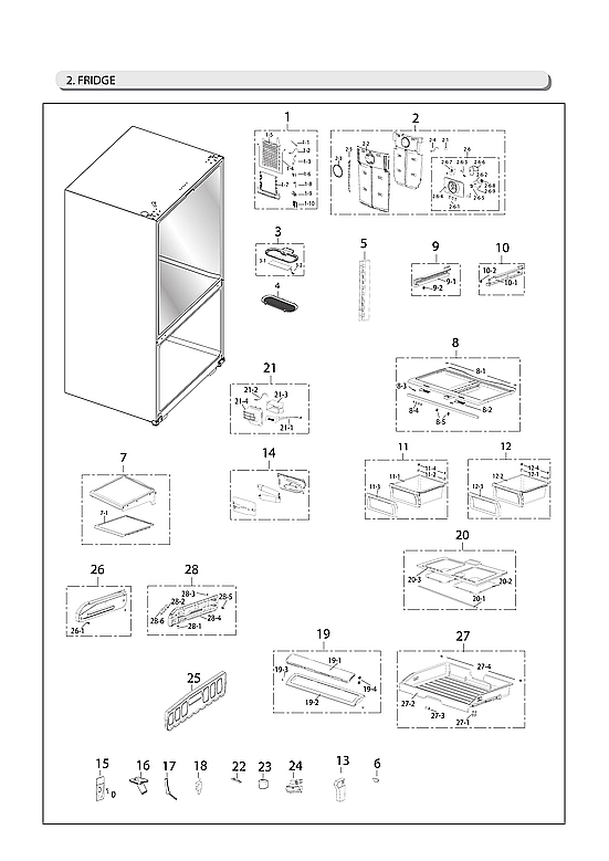 REFRIGERATOR PARTS