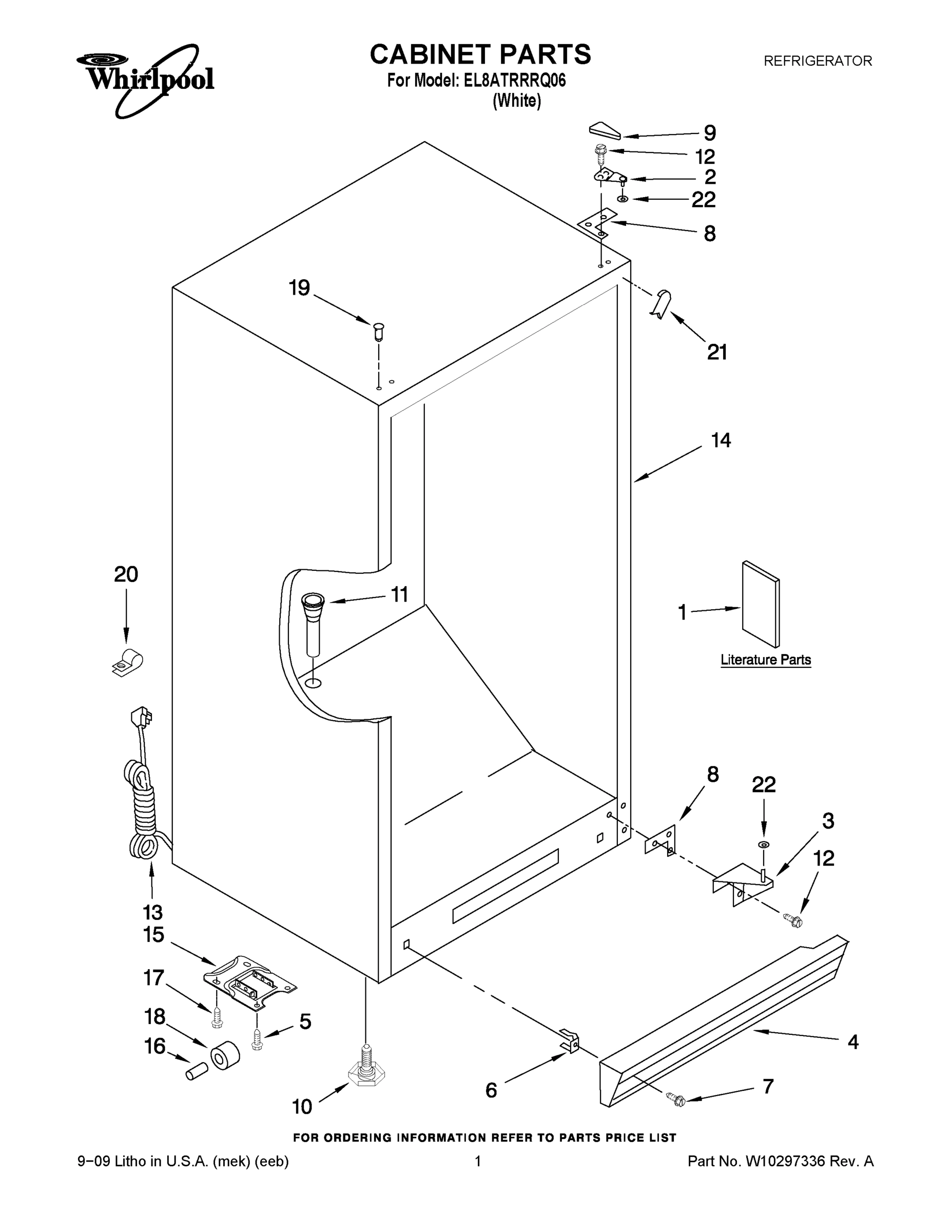 01 - CABINET PARTS