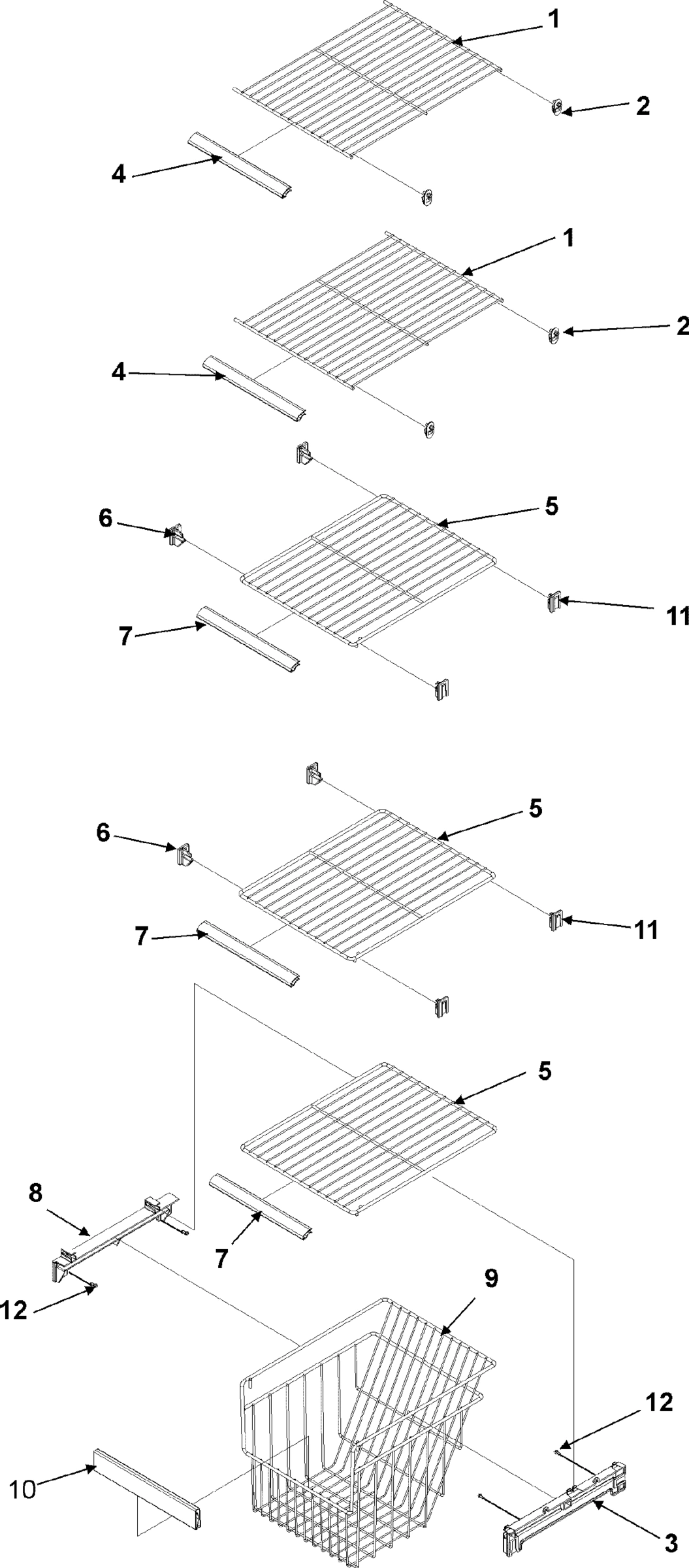 09 - FREEZER SHELVES