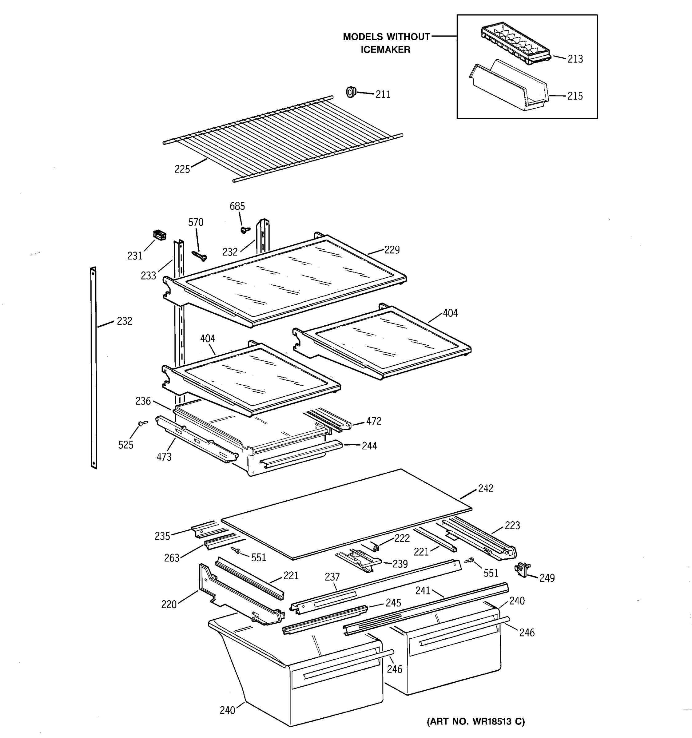 SHELF PARTS