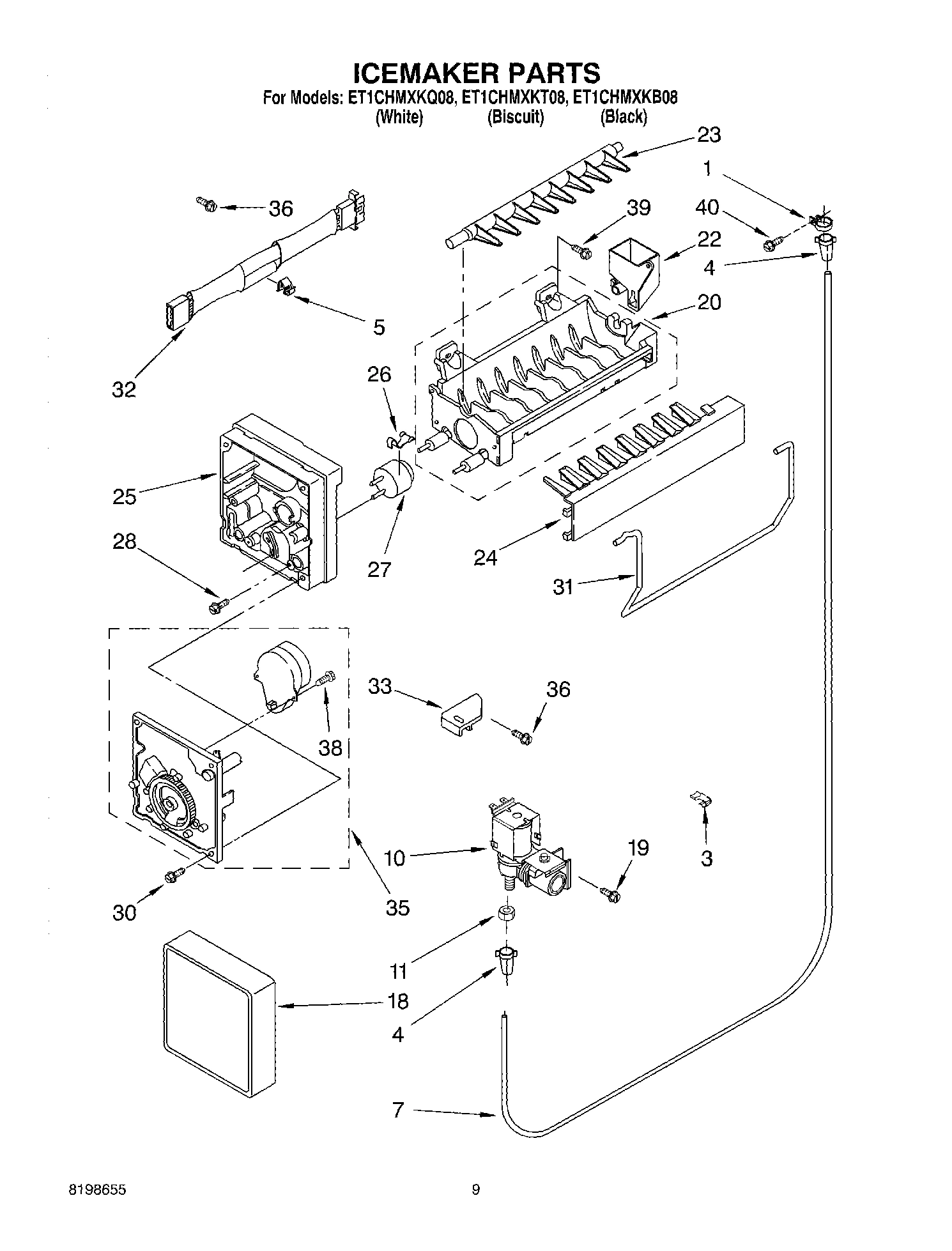 05 - ICEMAKER PARTS