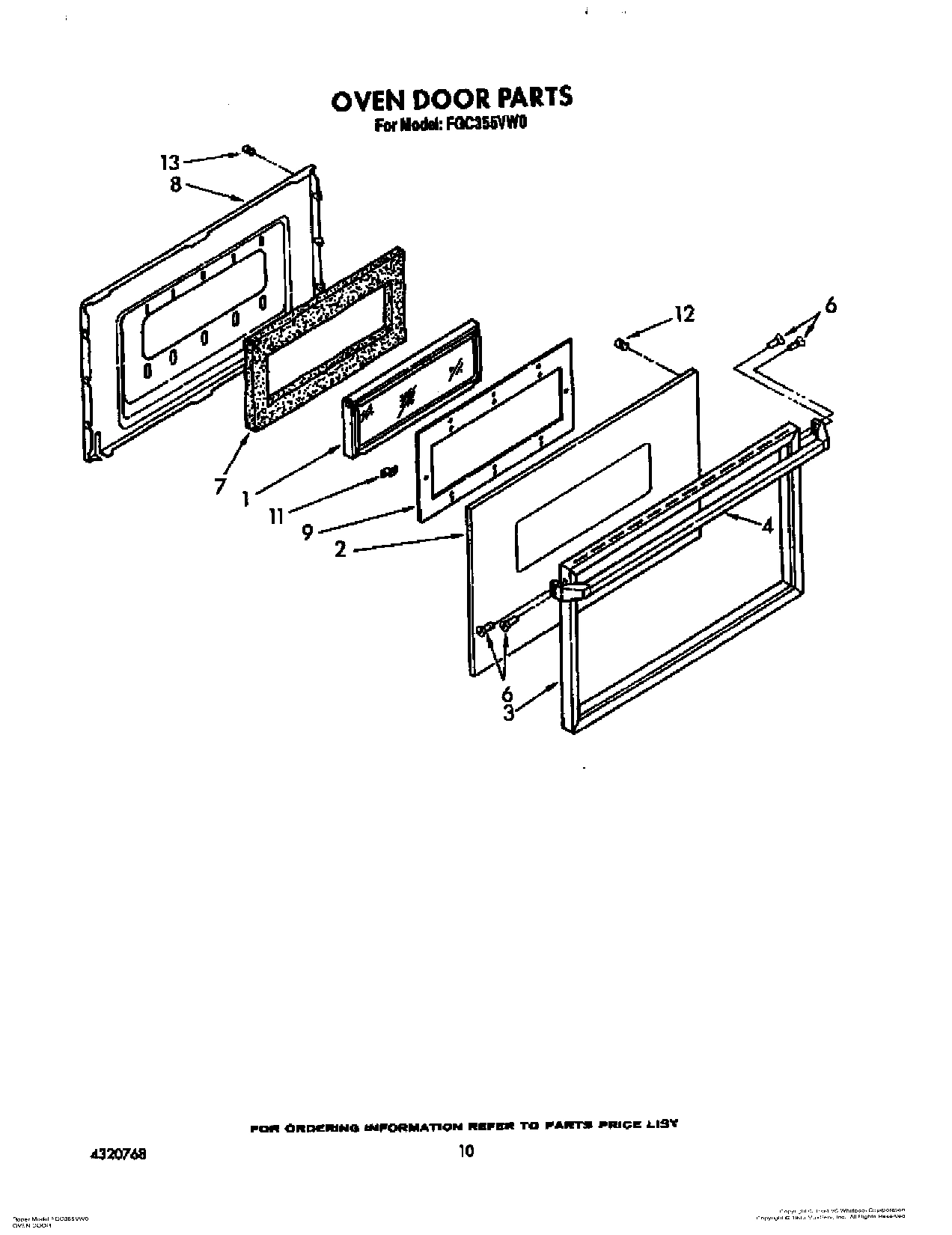 08 - OVEN DOOR, LIT/OPTIONAL