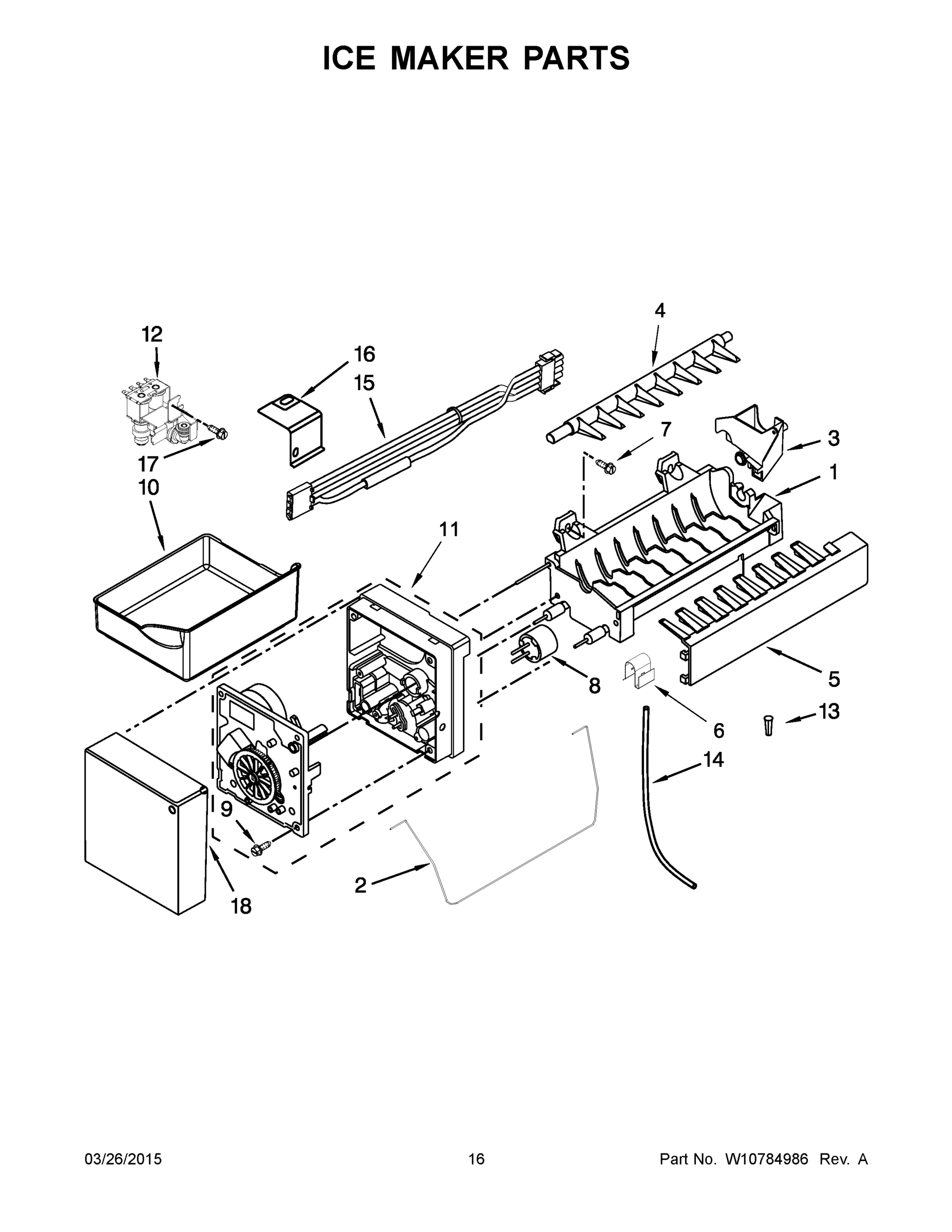09 - ICE MAKER PARTS