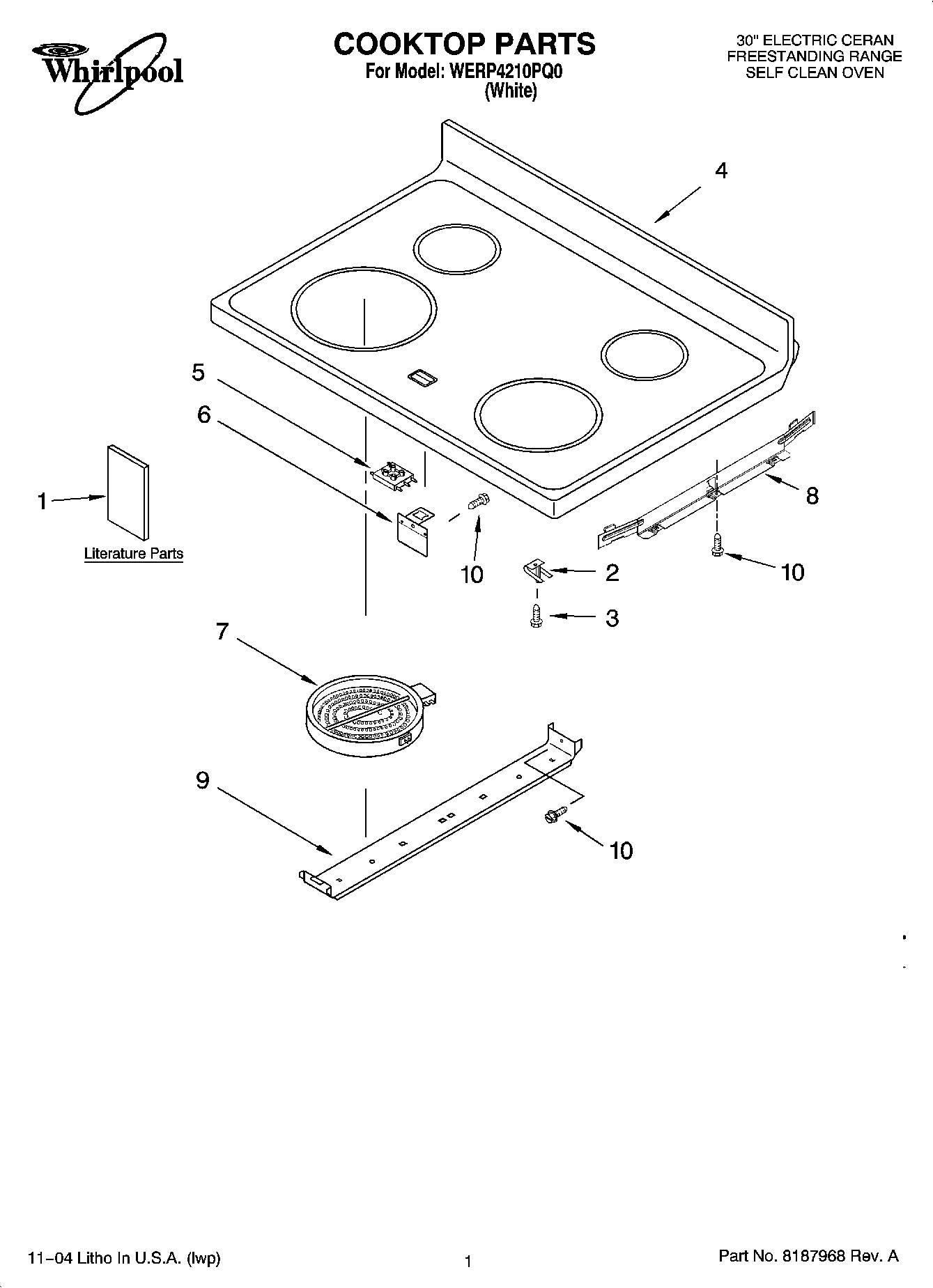 01 - COOKTOP PARTS