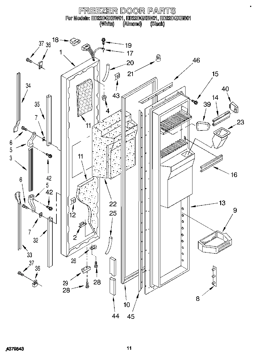 08 - FREEZER DOOR