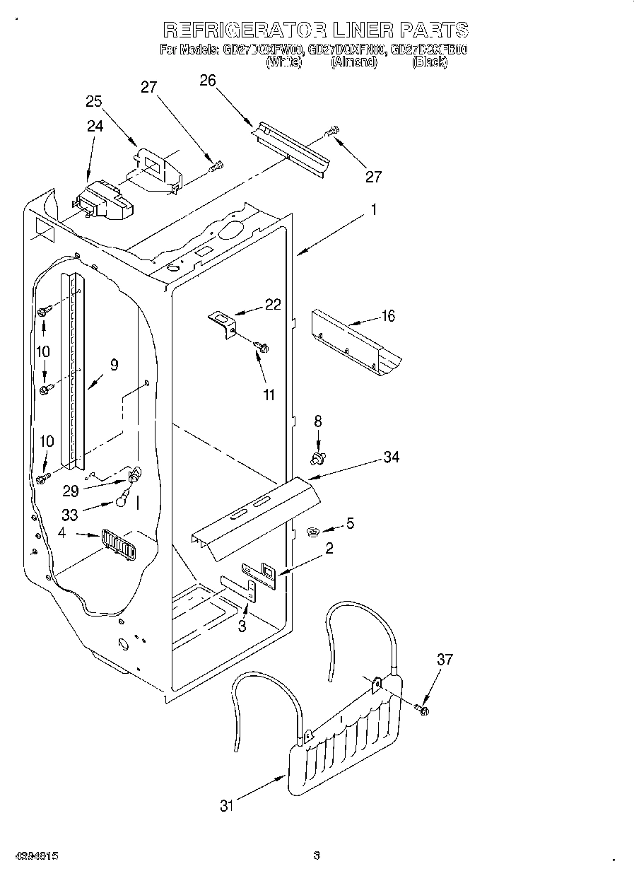 02 - REFRIGERATOR LINER