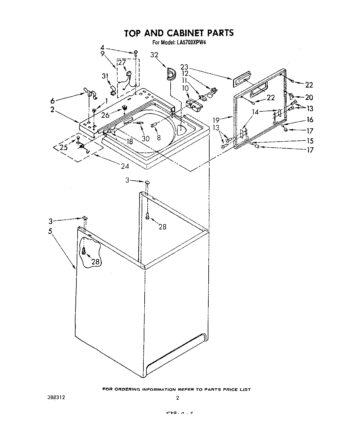 02 - TOP AND CABINET , LITERATURE AND OPTIONAL