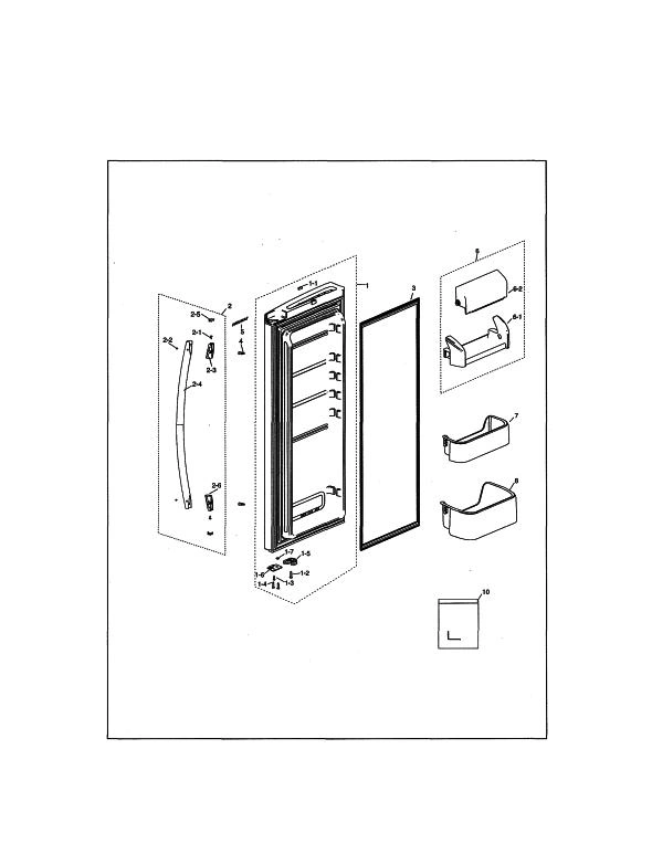 REFRIGERATOR RIGHT DOOR