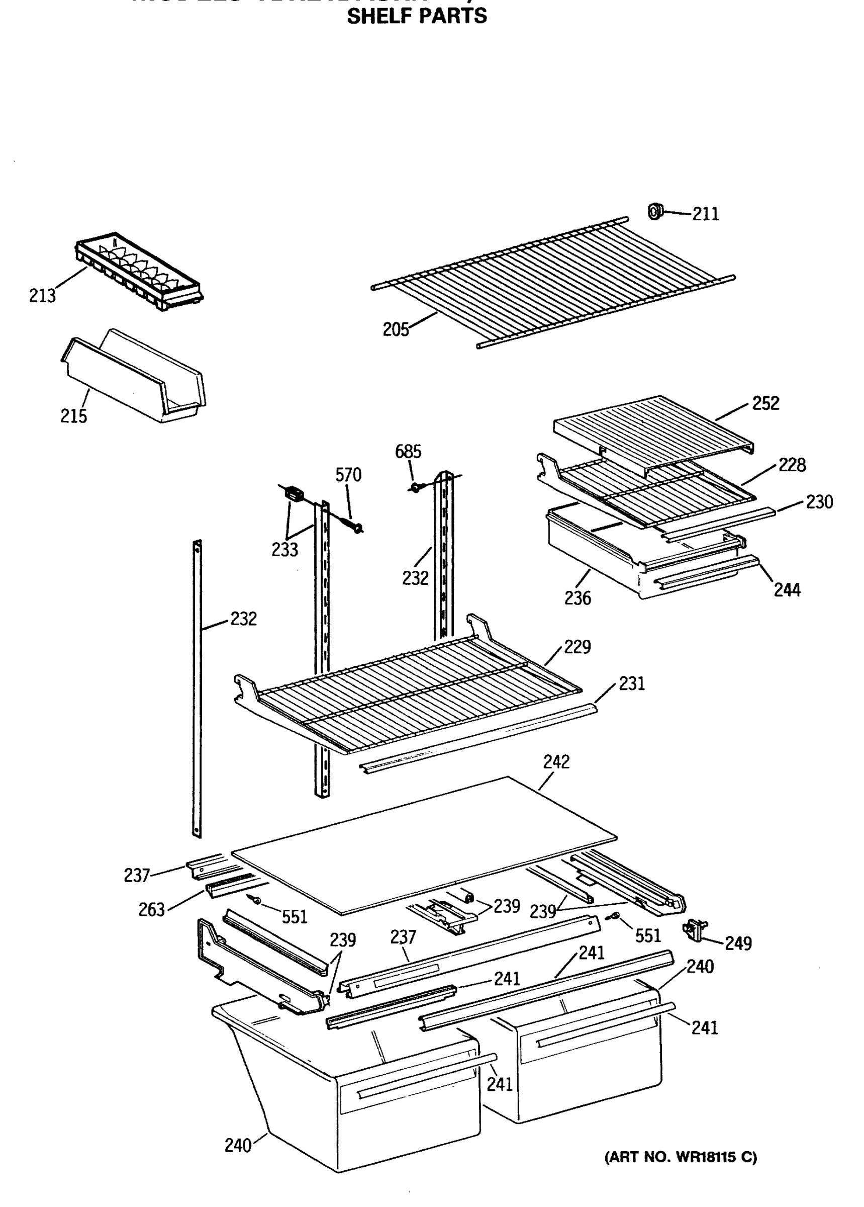 SHELF PARTS