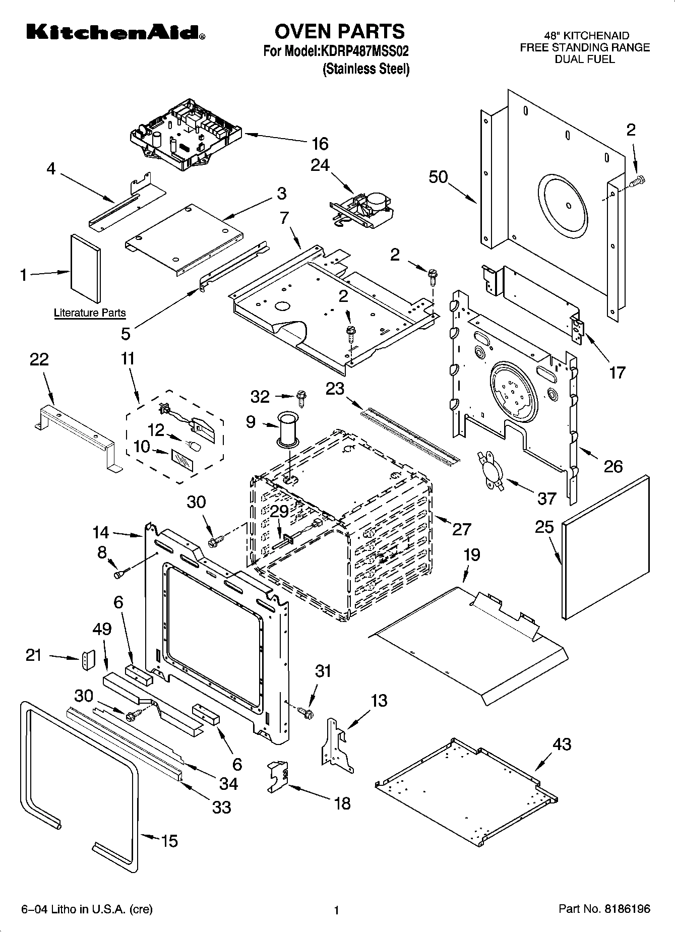 01 - OVEN PARTS