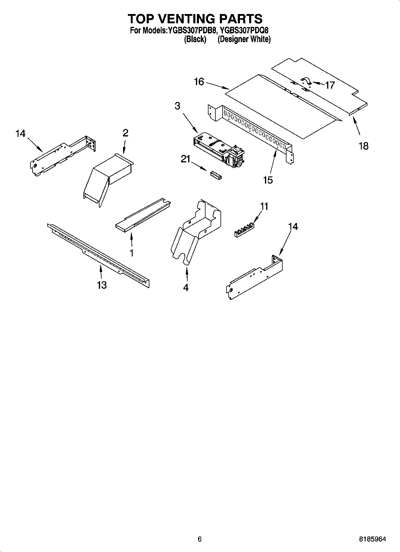 05 - TOP VENTING PARTS, MISCELLANEOUS PARTS