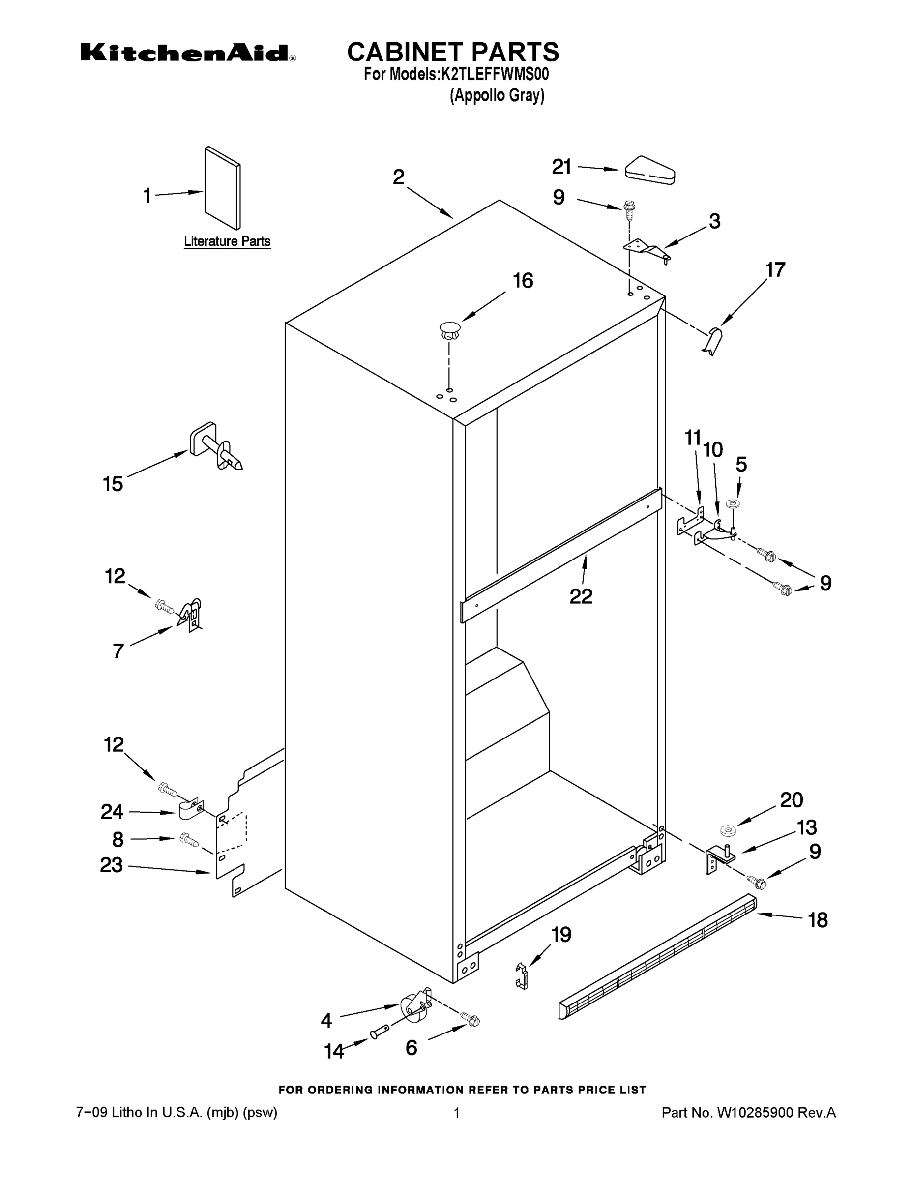 01 - CABINET PARTS