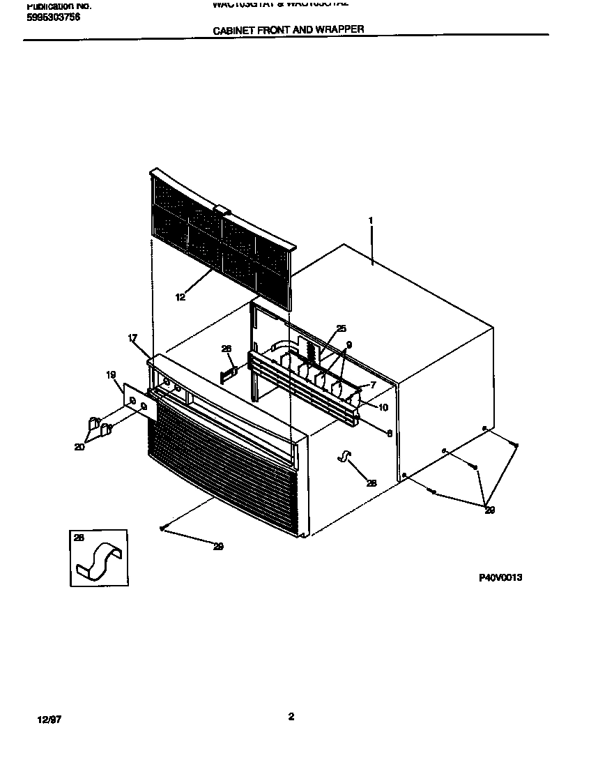 02 - CABINET FRONT AND WRAPPER