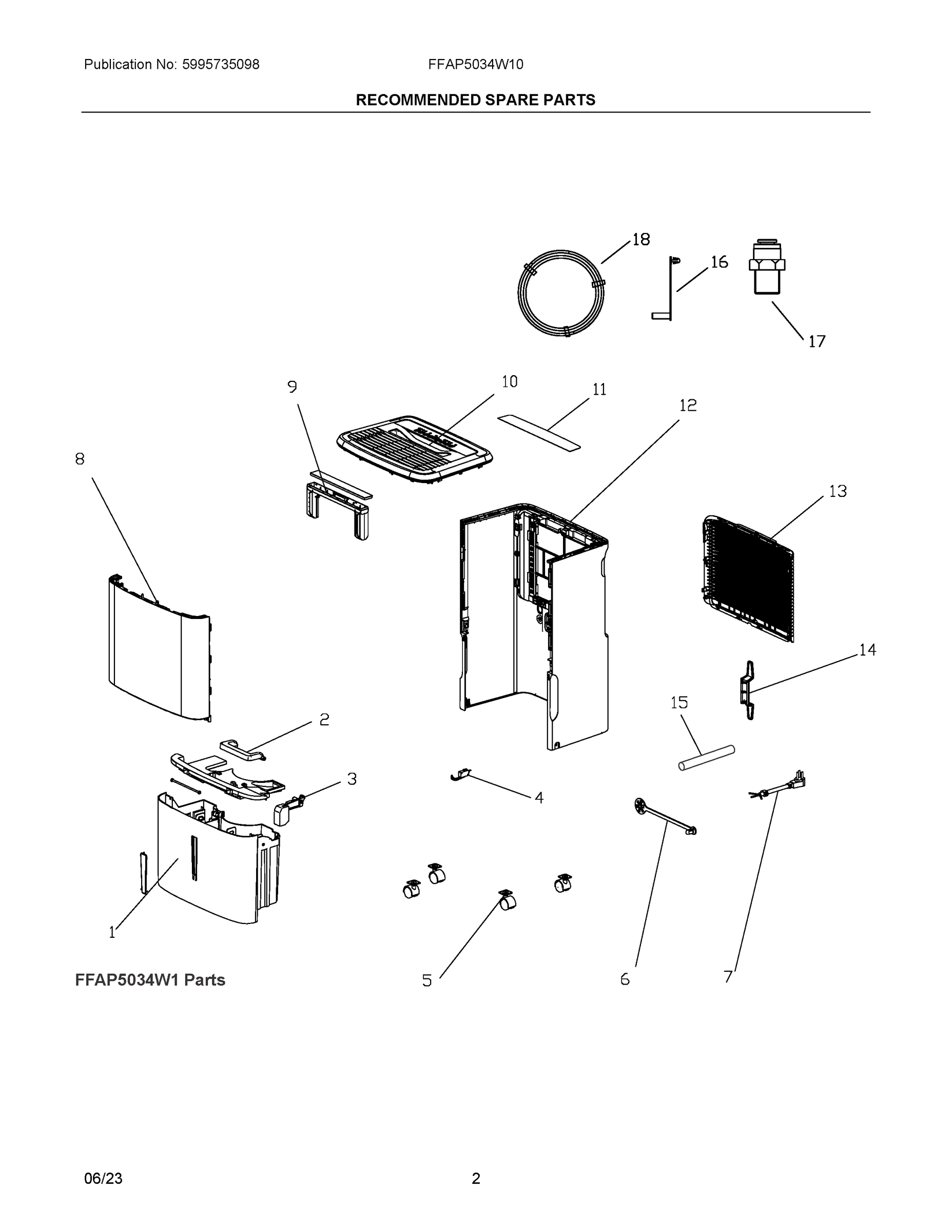 02 - RECOMMENDED SPARE PARTS
