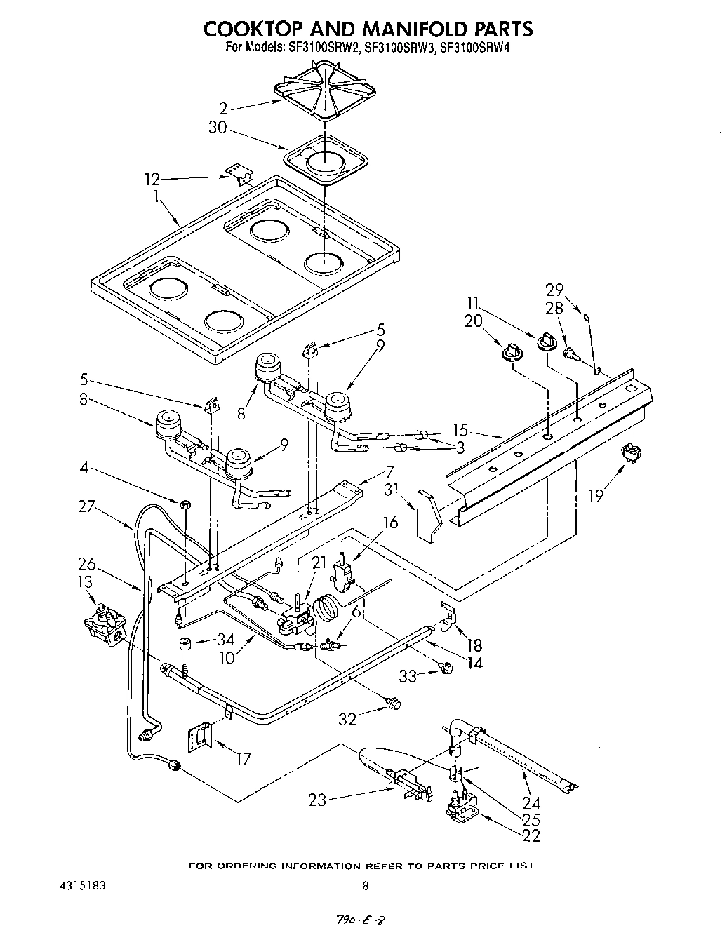 06 - COOKTOP AND MANIFOLD , LITERATURE AND OPTIONAL