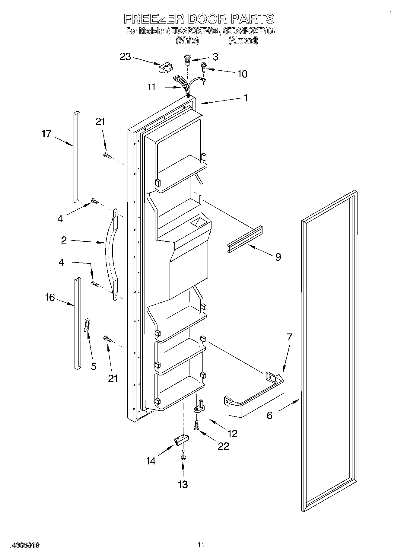 08 - FREEZER DOOR