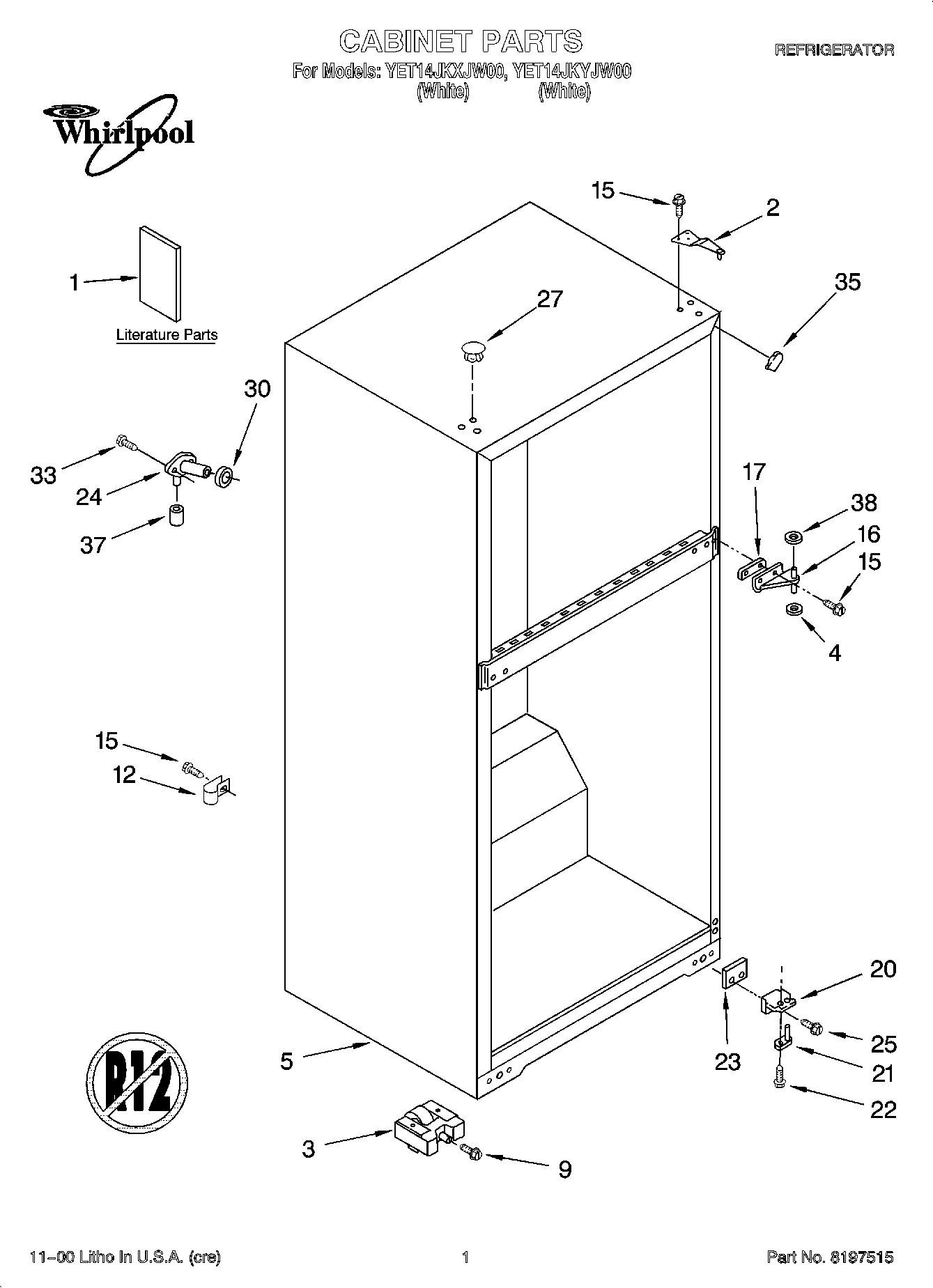 01 - CABINET PARTS
