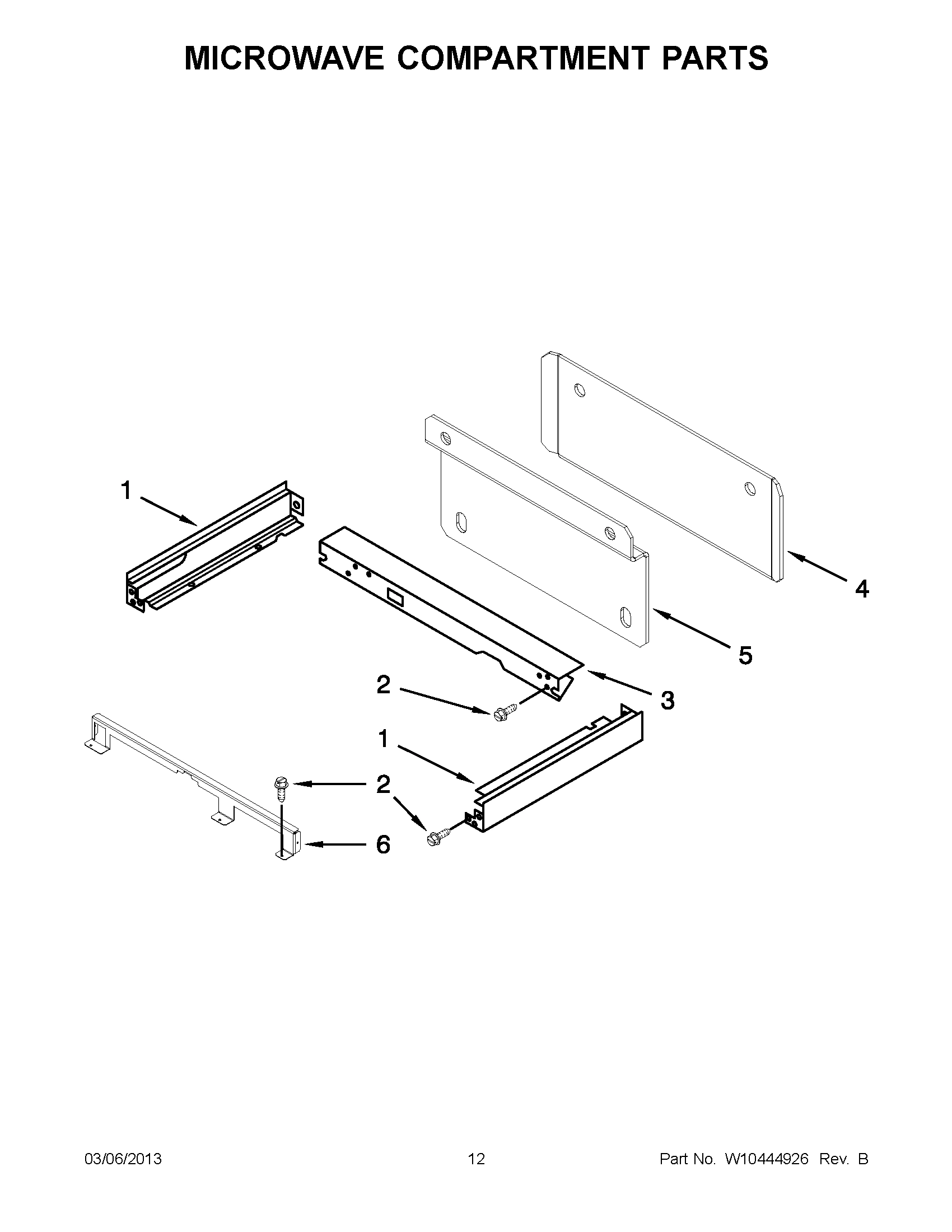 06 - MICROWAVE COMPARTMENT PARTS