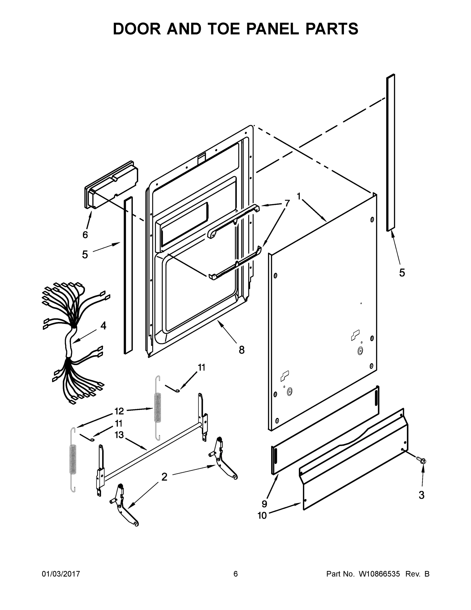 04 - DOOR AND TOE PANEL PARTS