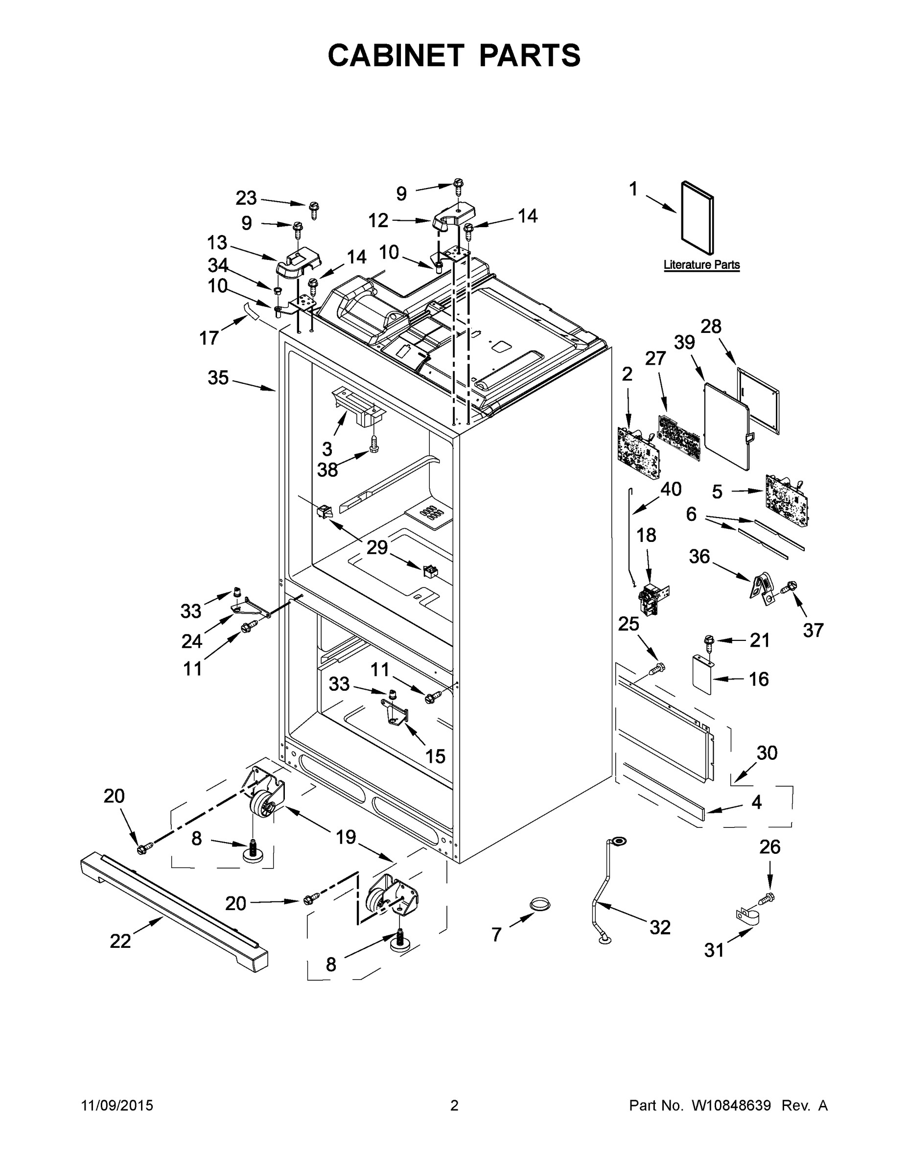 02 - CABINET PARTS