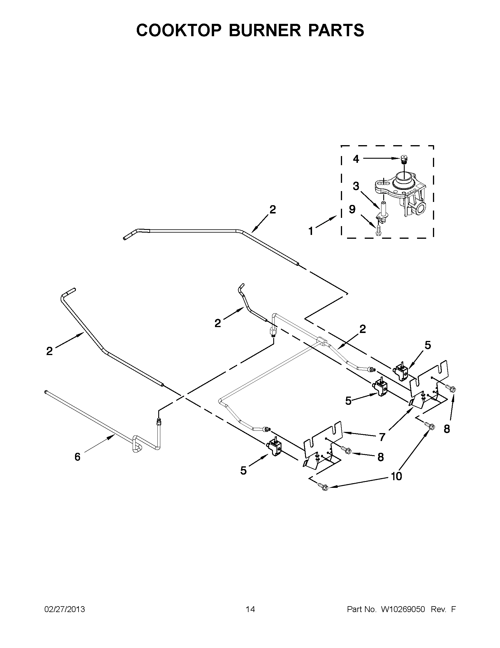 07 - COOKTOP BURNER PARTS