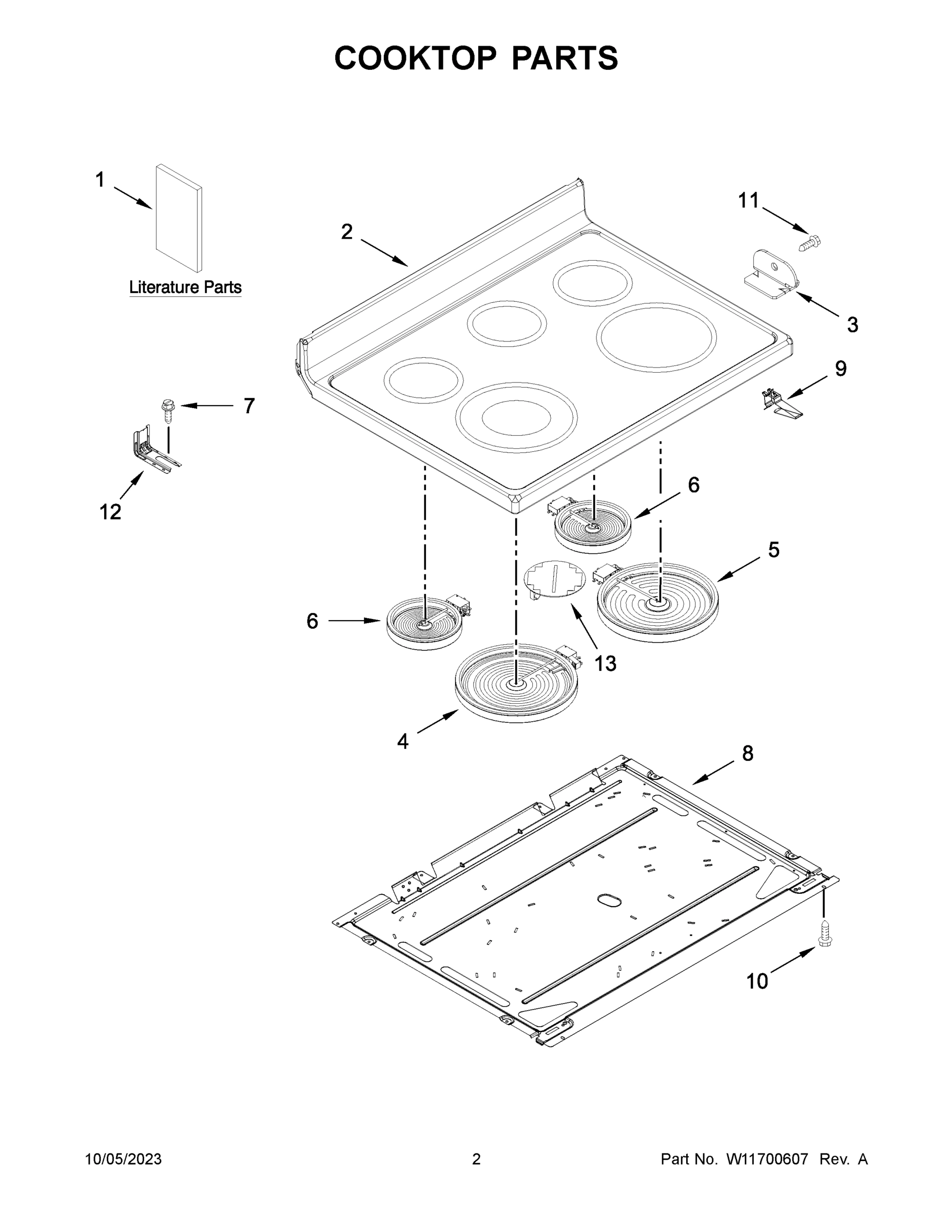 02 - COOKTOP PARTS