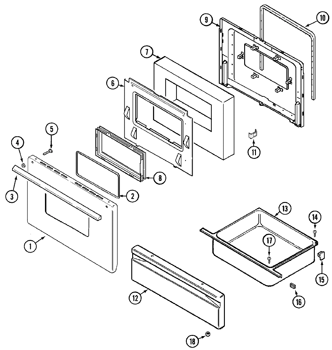 03 - DOOR/DRAWER (JE3521WRV)