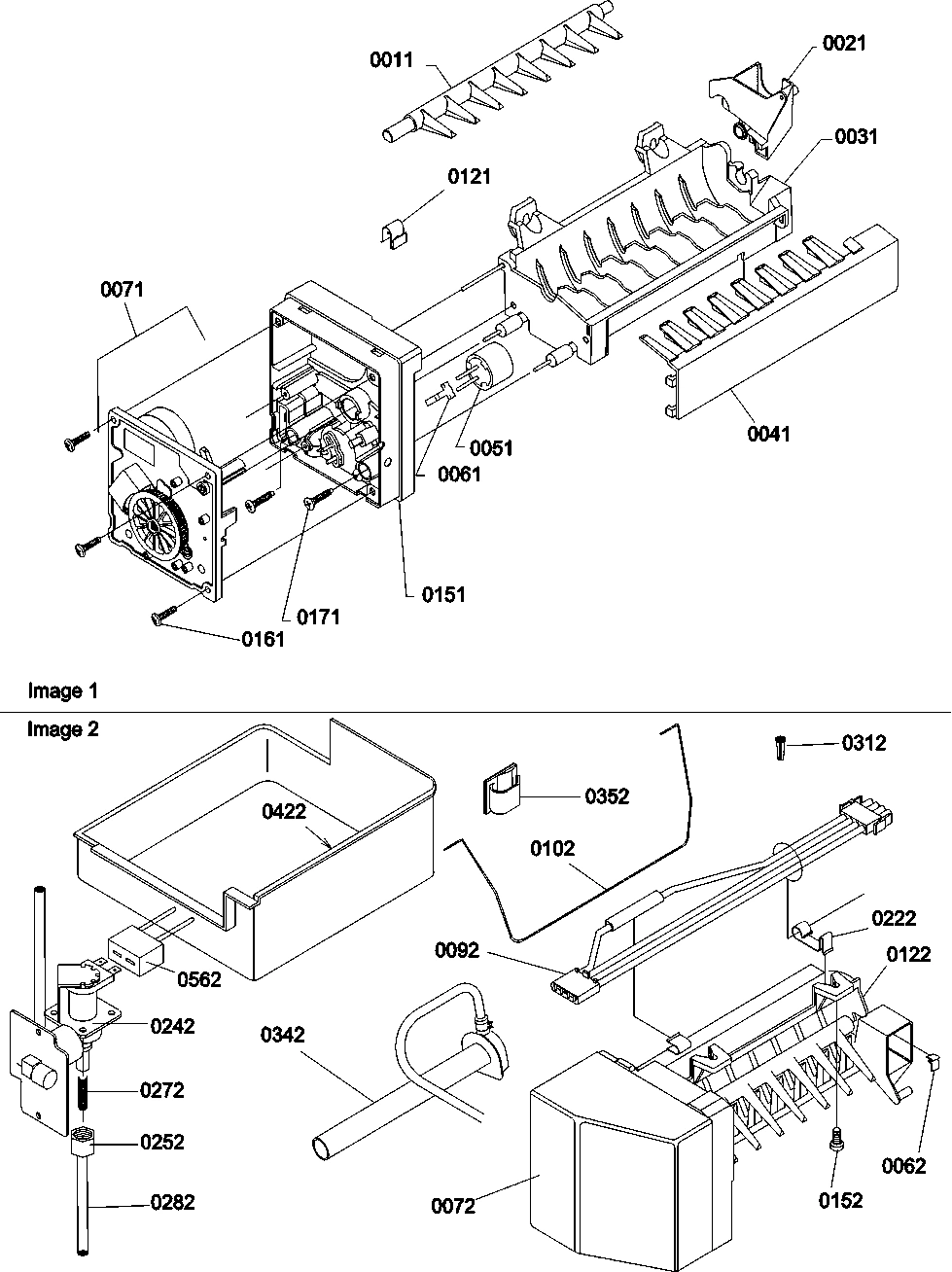 05 - Ice Maker Assembly and Parts