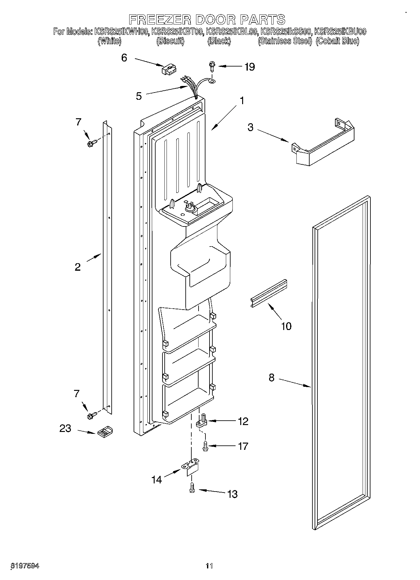 07 - FREEZER DOOR