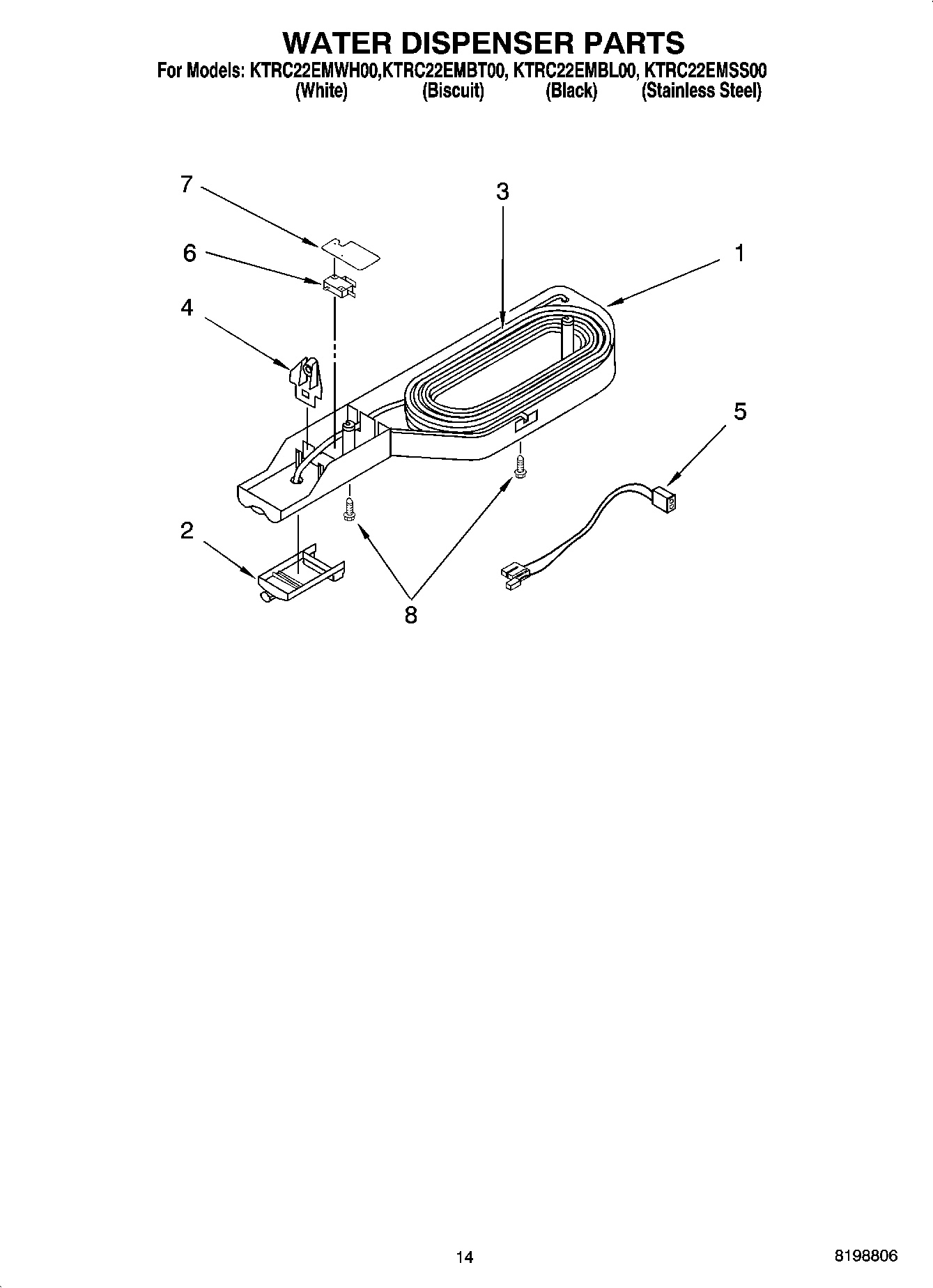 08 - WATER DISPENSER PARTS, OPTIONAL PARTS