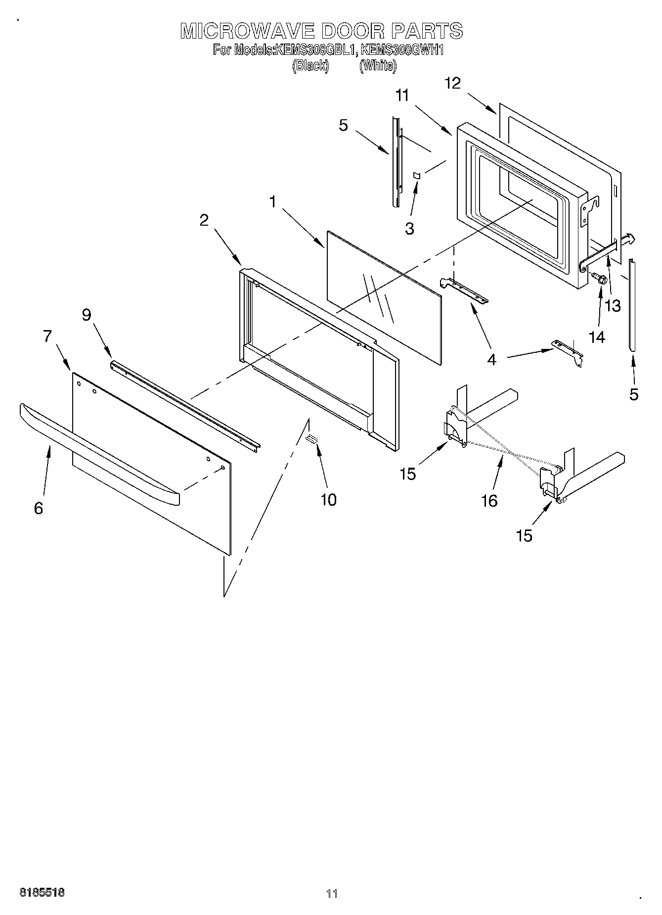 09 - MICROWAVE DOOR