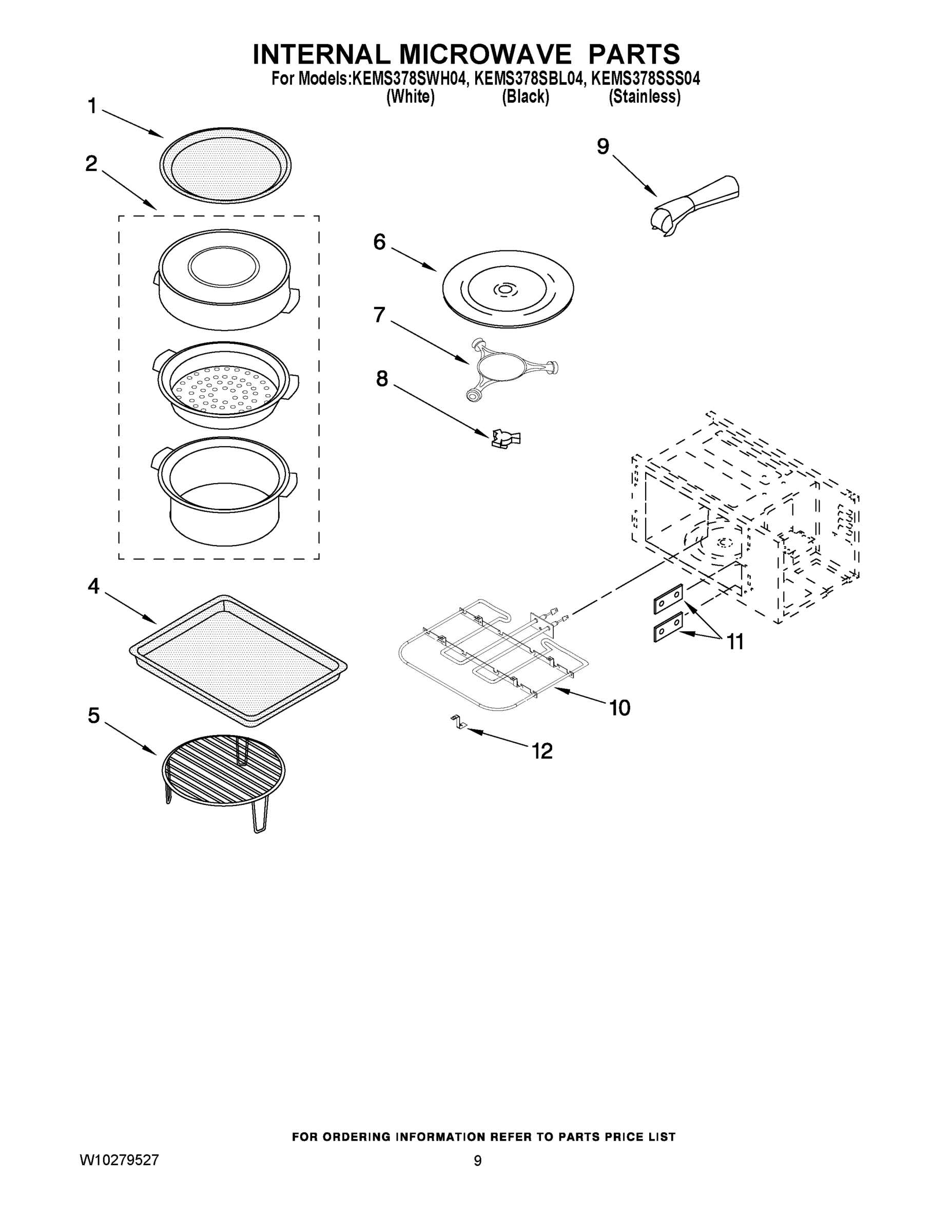 07 - INTERNAL MICROWAVE PARTS