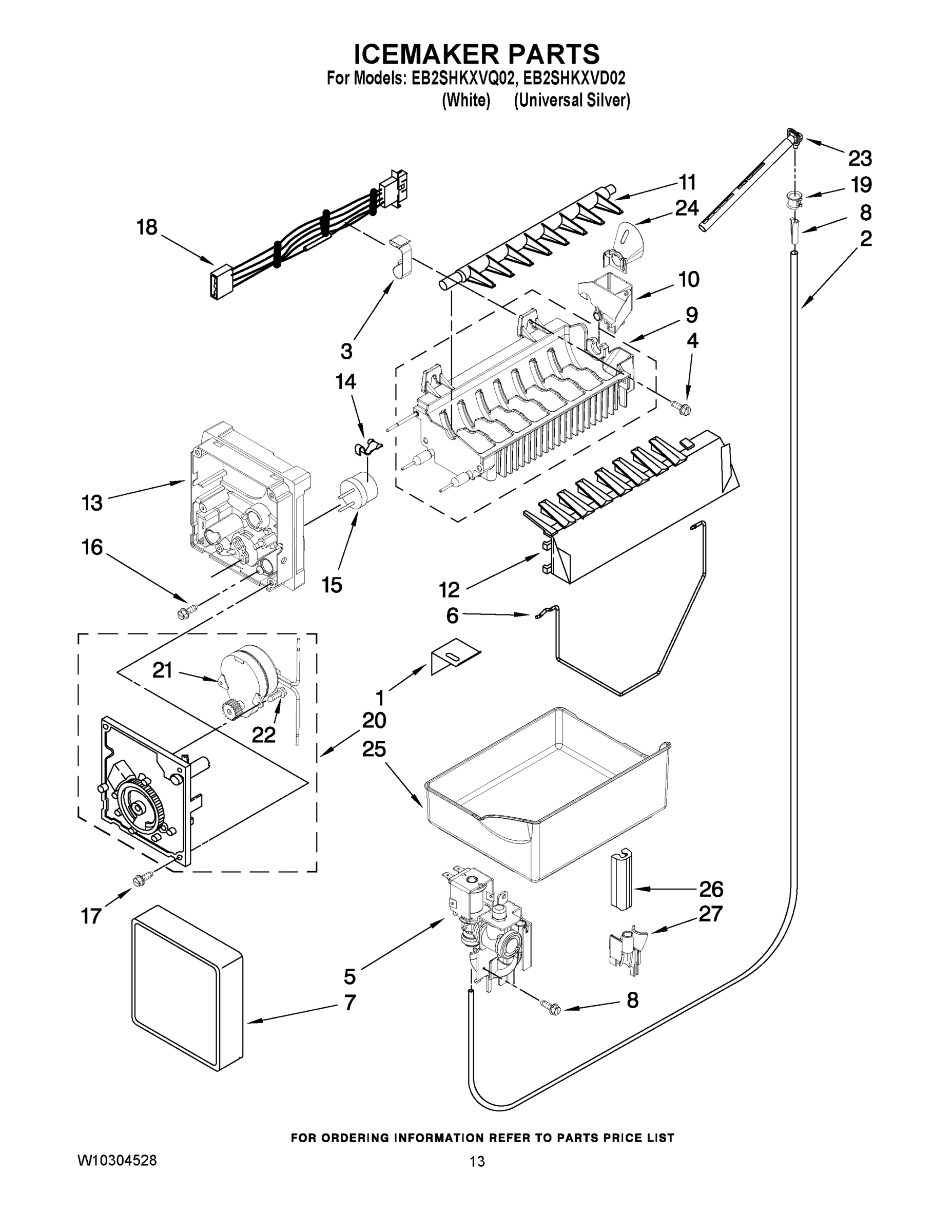 08 - ICEMAKER PARTS