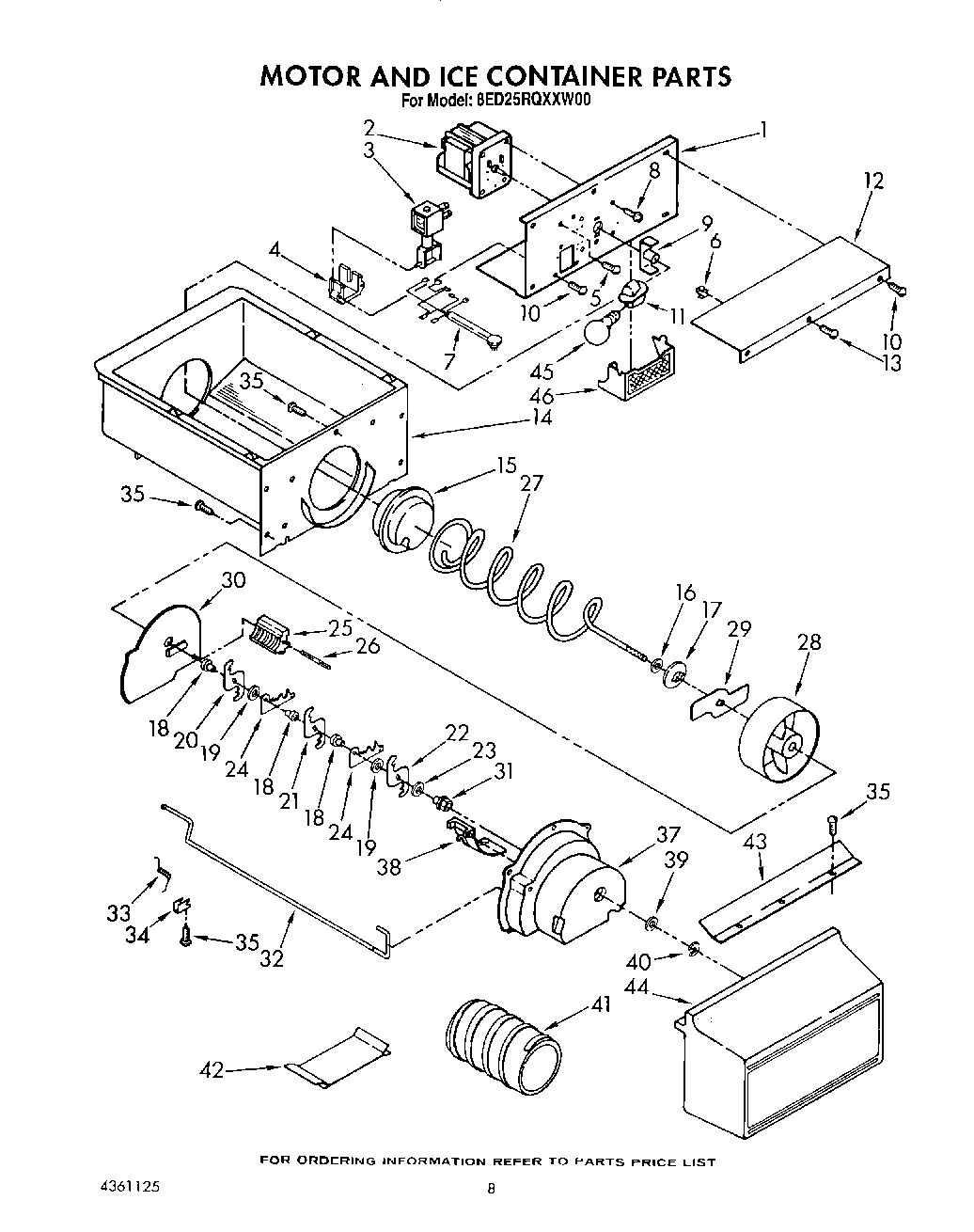 06 - MOTOR AND ICE CONTAINER