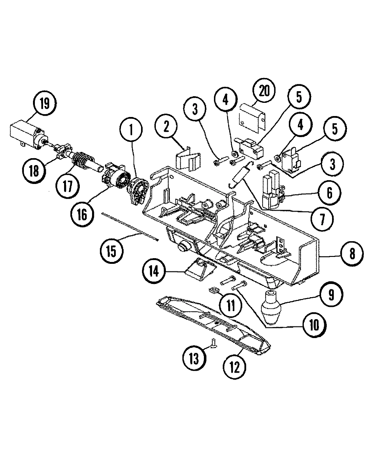 06 - LATCH ASSEMBLY PARTS LIST