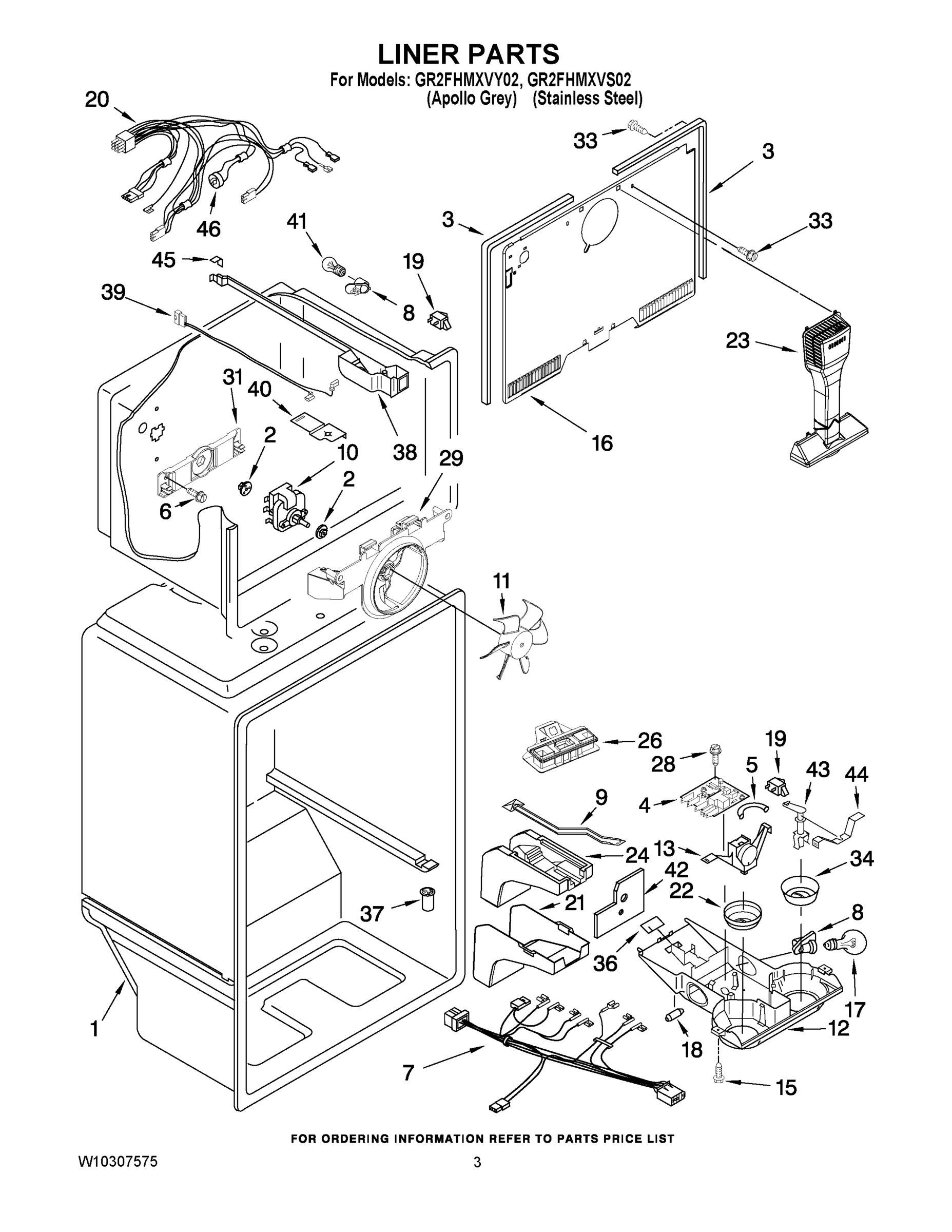 02 - LINER PARTS
