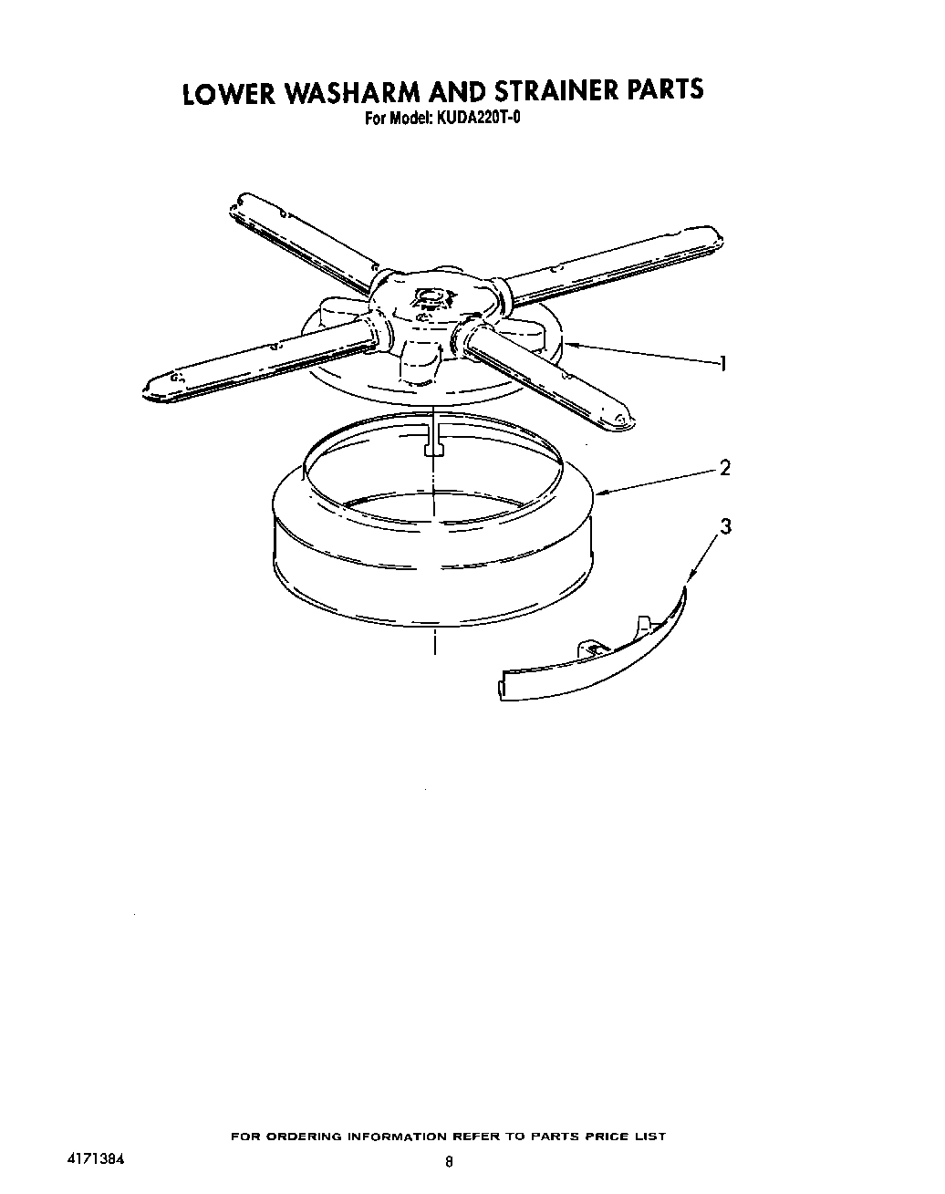 06 - LOWER WASHARM AND STRAINER