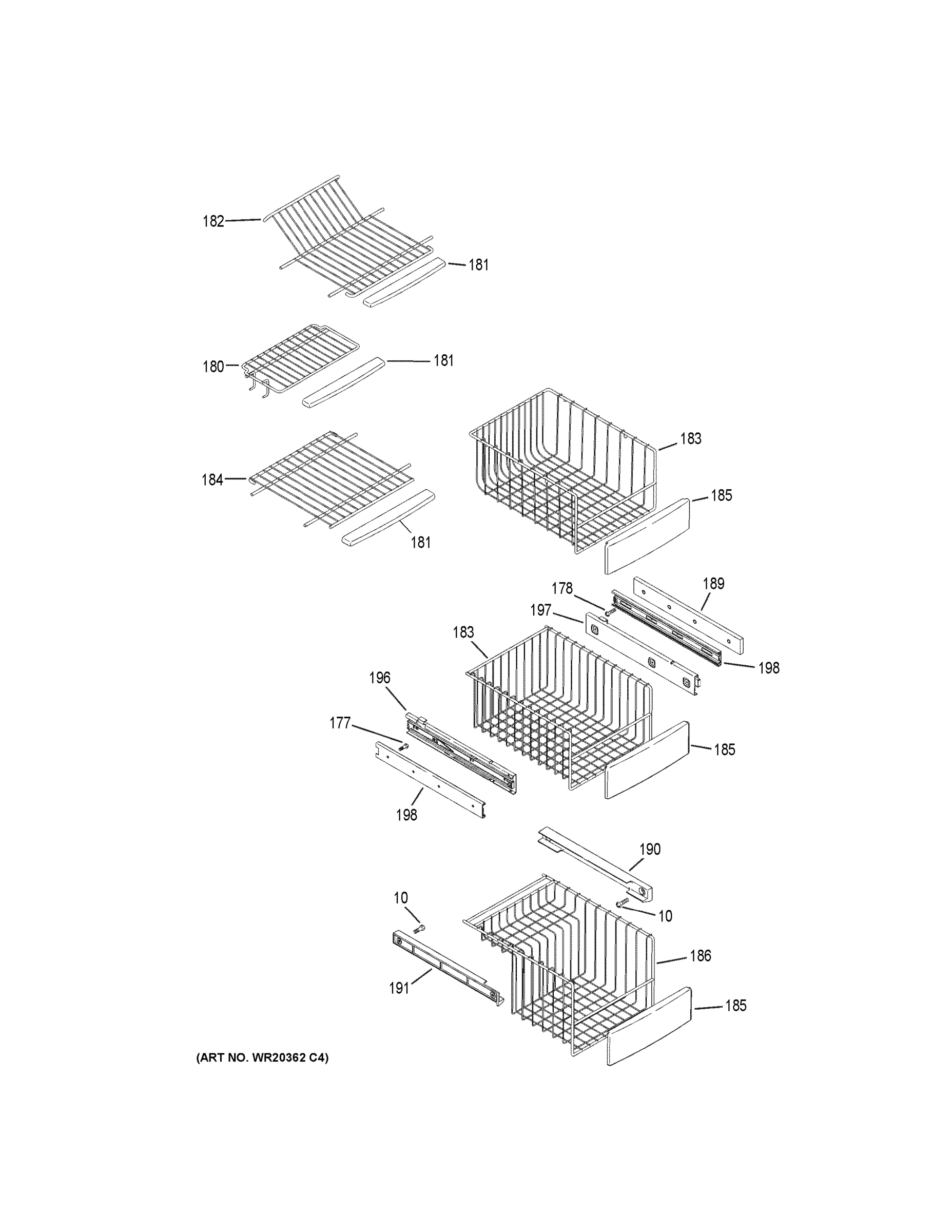 FREEZER SHELVES