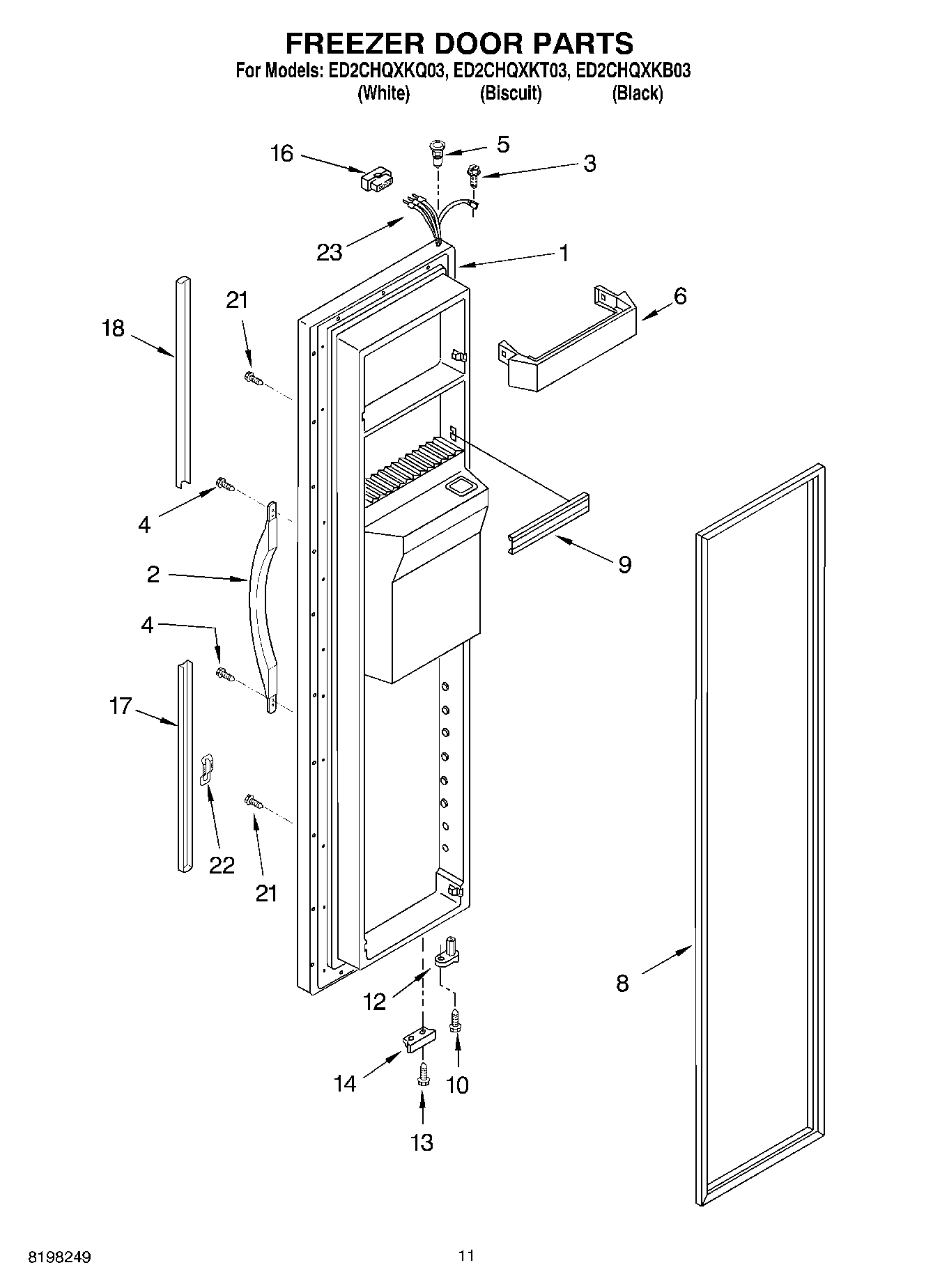 08 - FREEZER DOOR