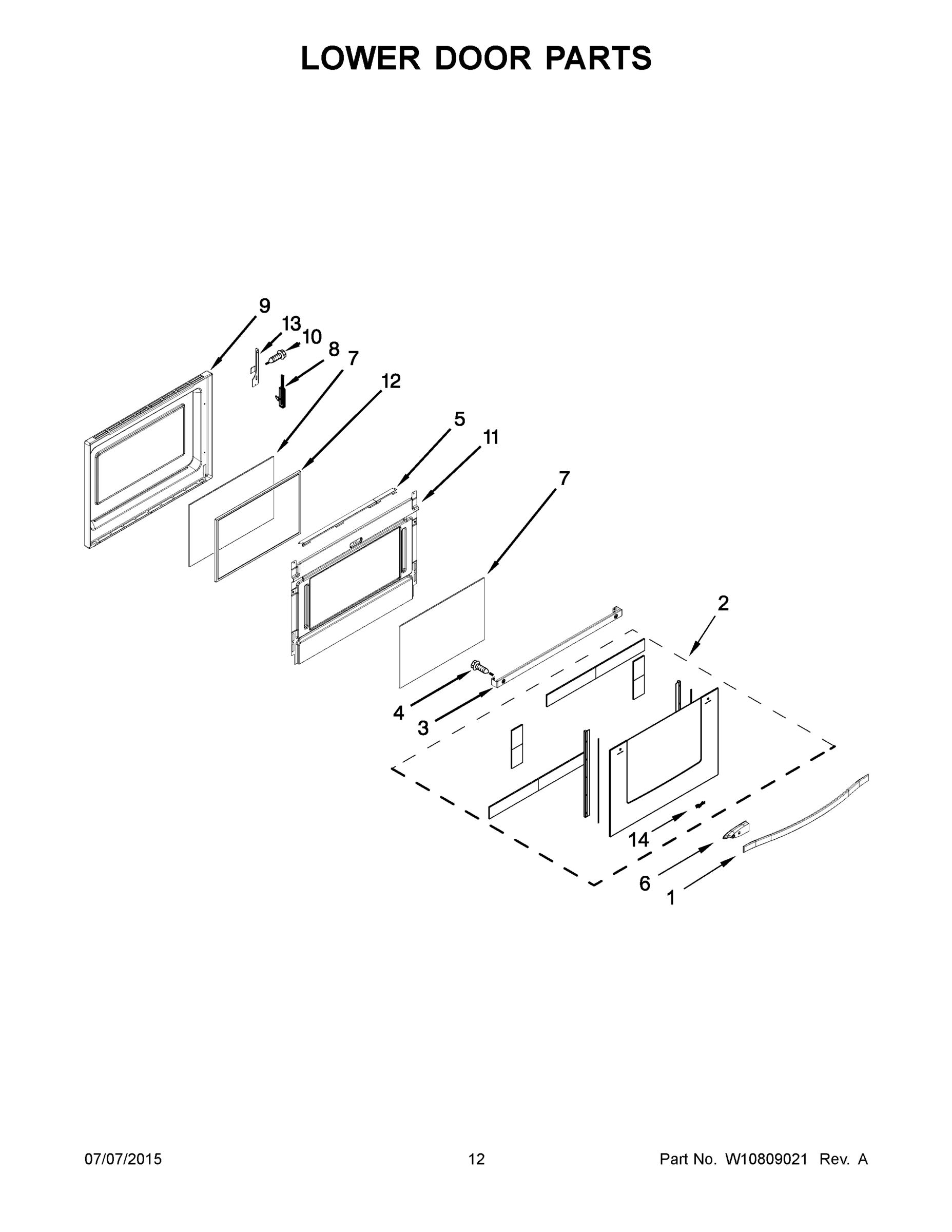 07 - LOWER DOOR PARTS