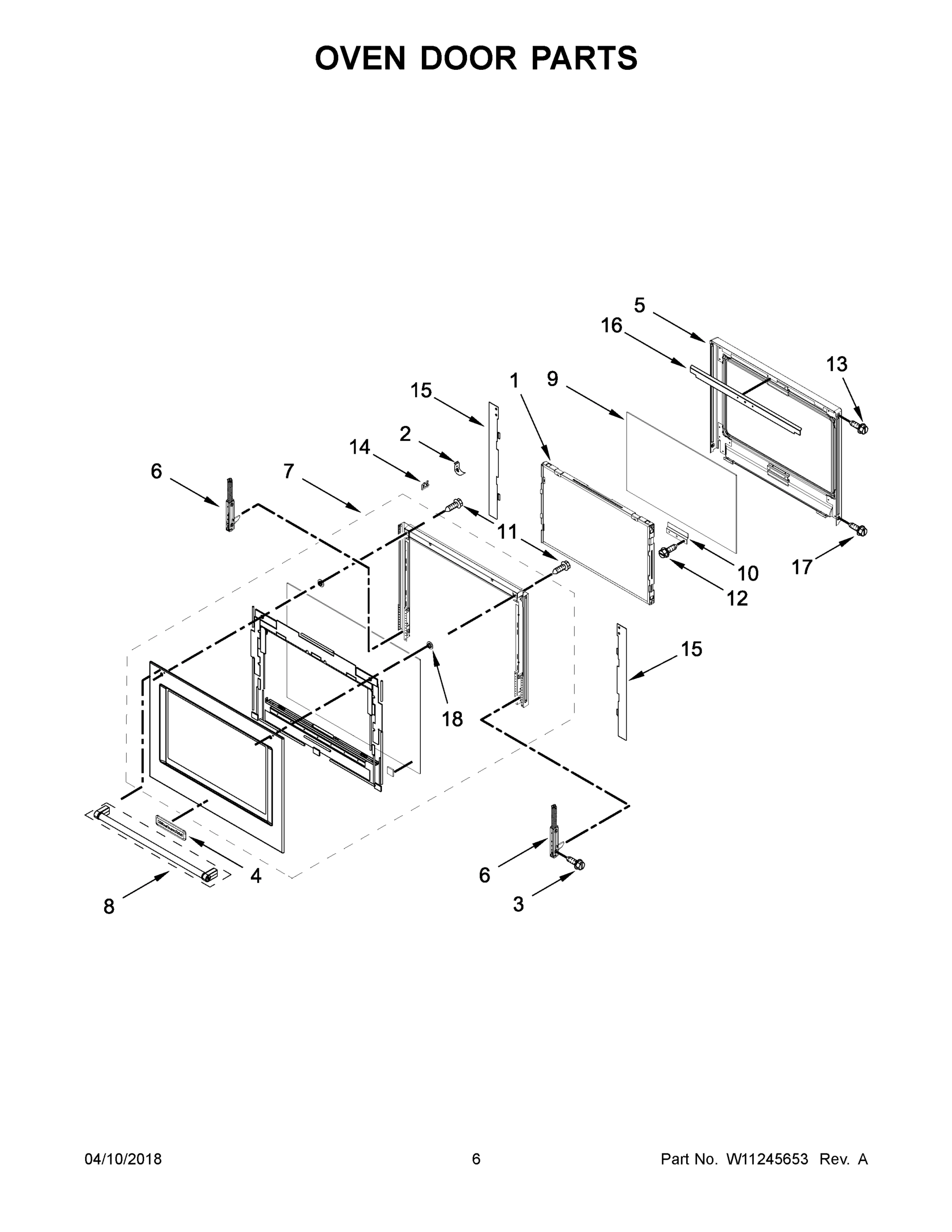 04 - OVEN DOOR PARTS