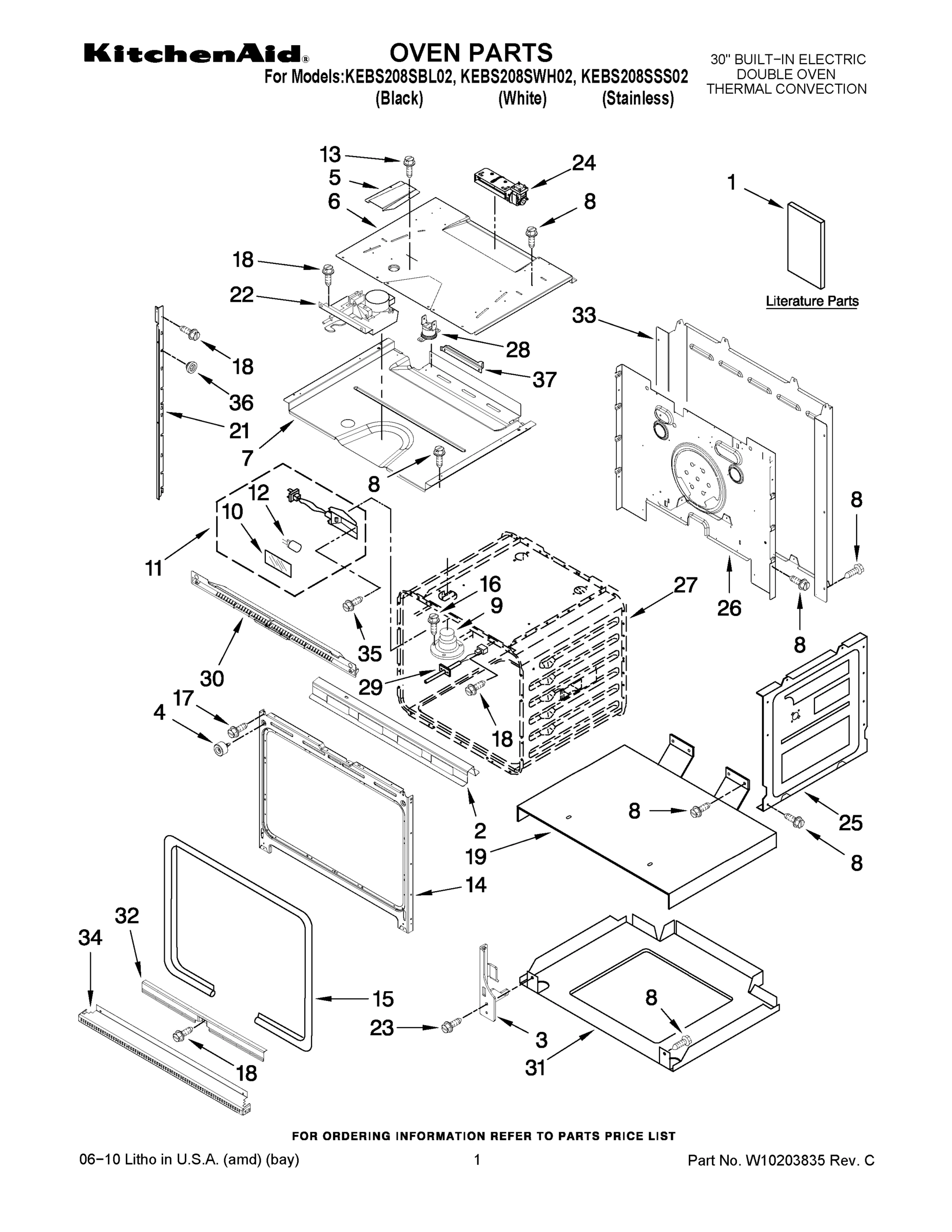 01 - OVEN PARTS