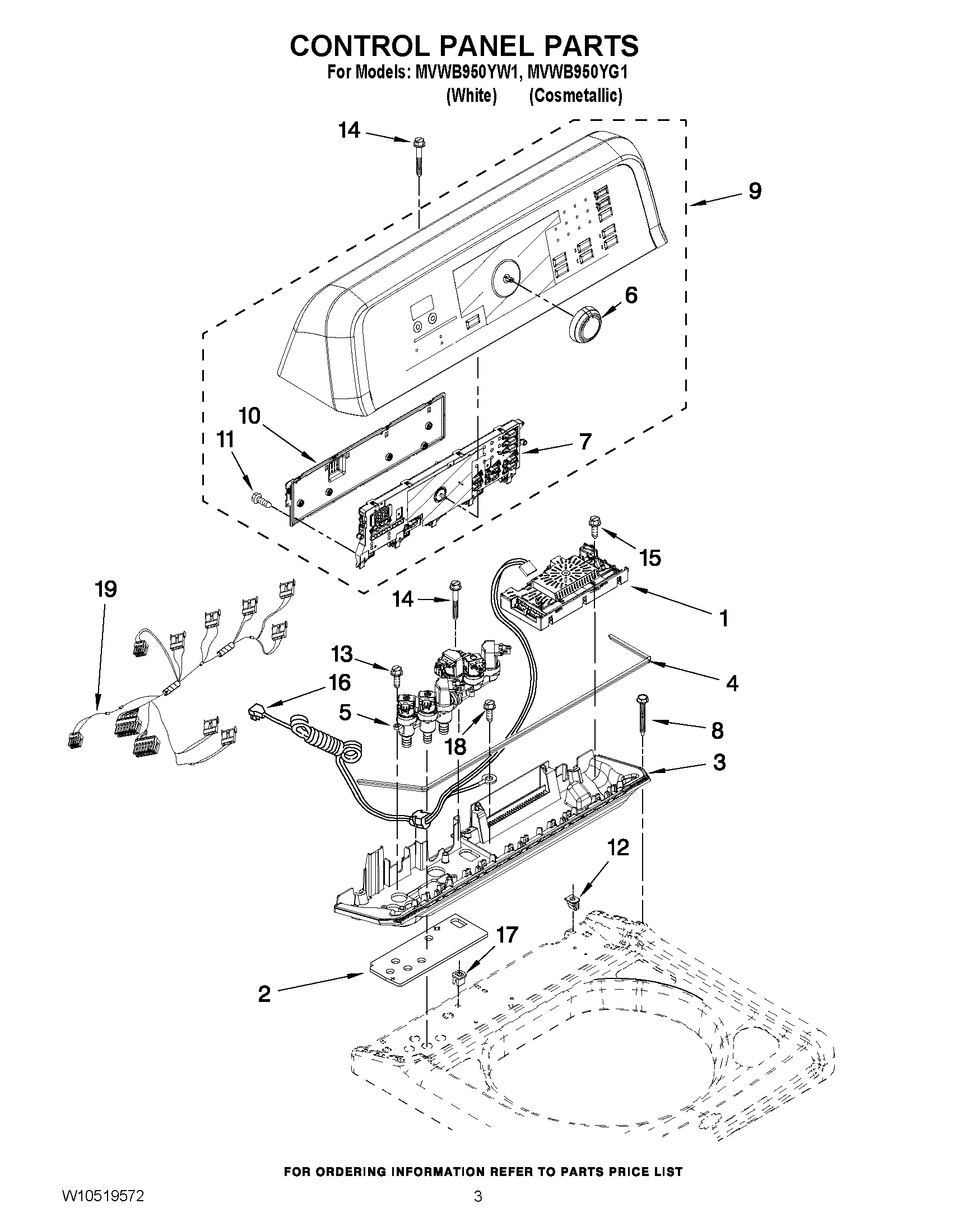 02 - CONTROL PANEL PARTS