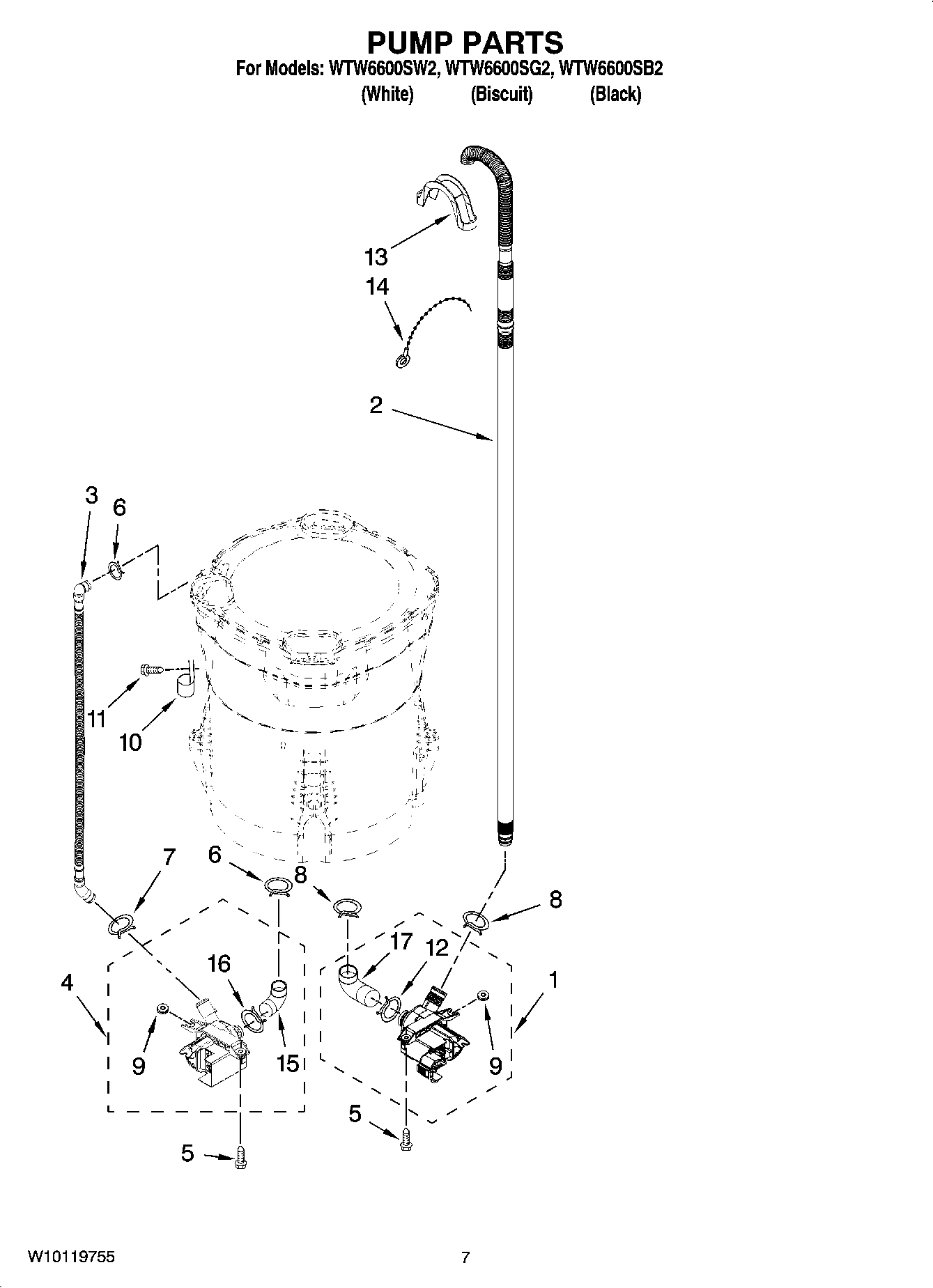 04 - PUMP PARTS, OPTIONAL PARTS (NOT INCLUDED)